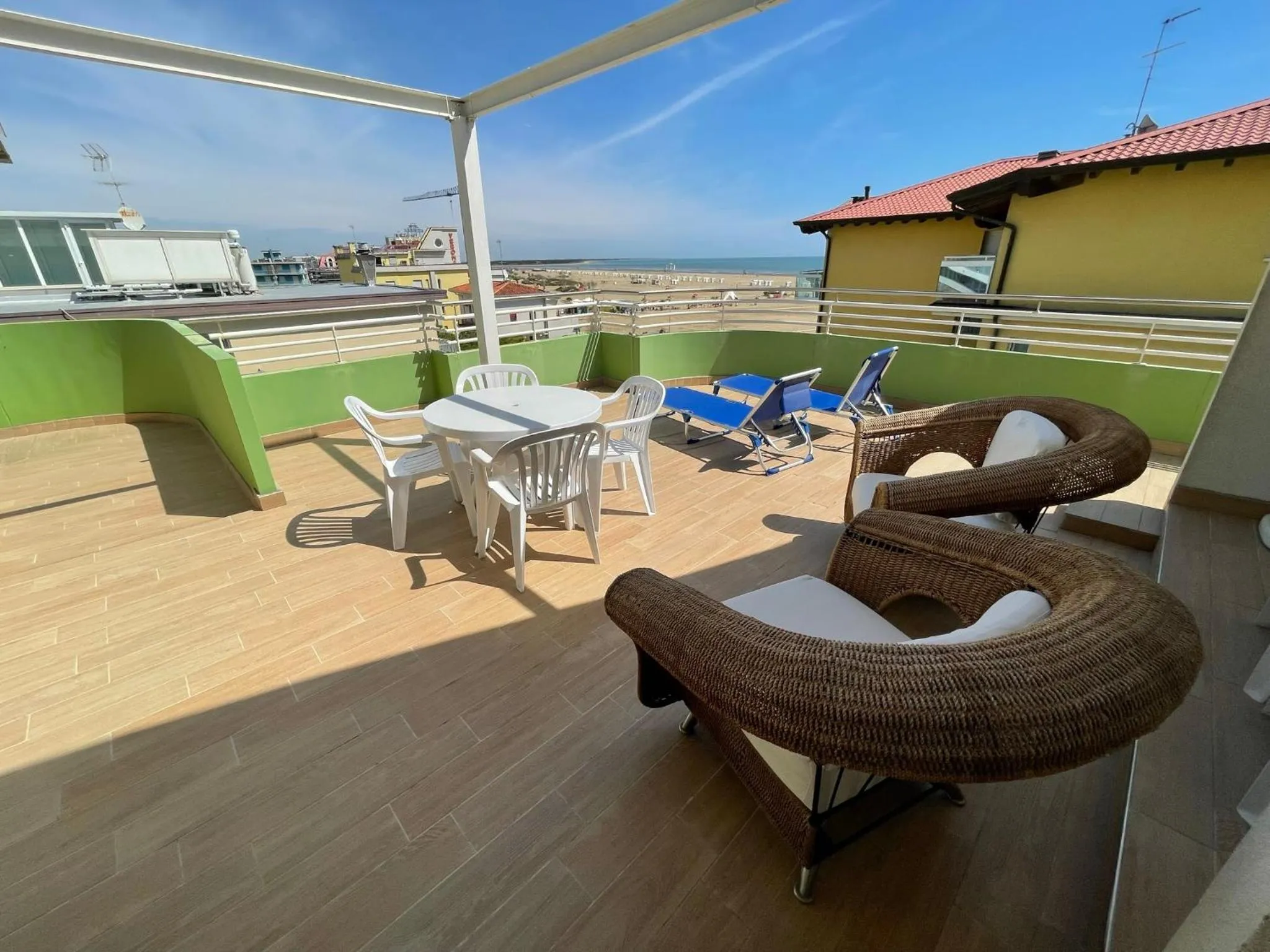 Balcony/Terrace in Residence Gianka - Agenzia Cocal