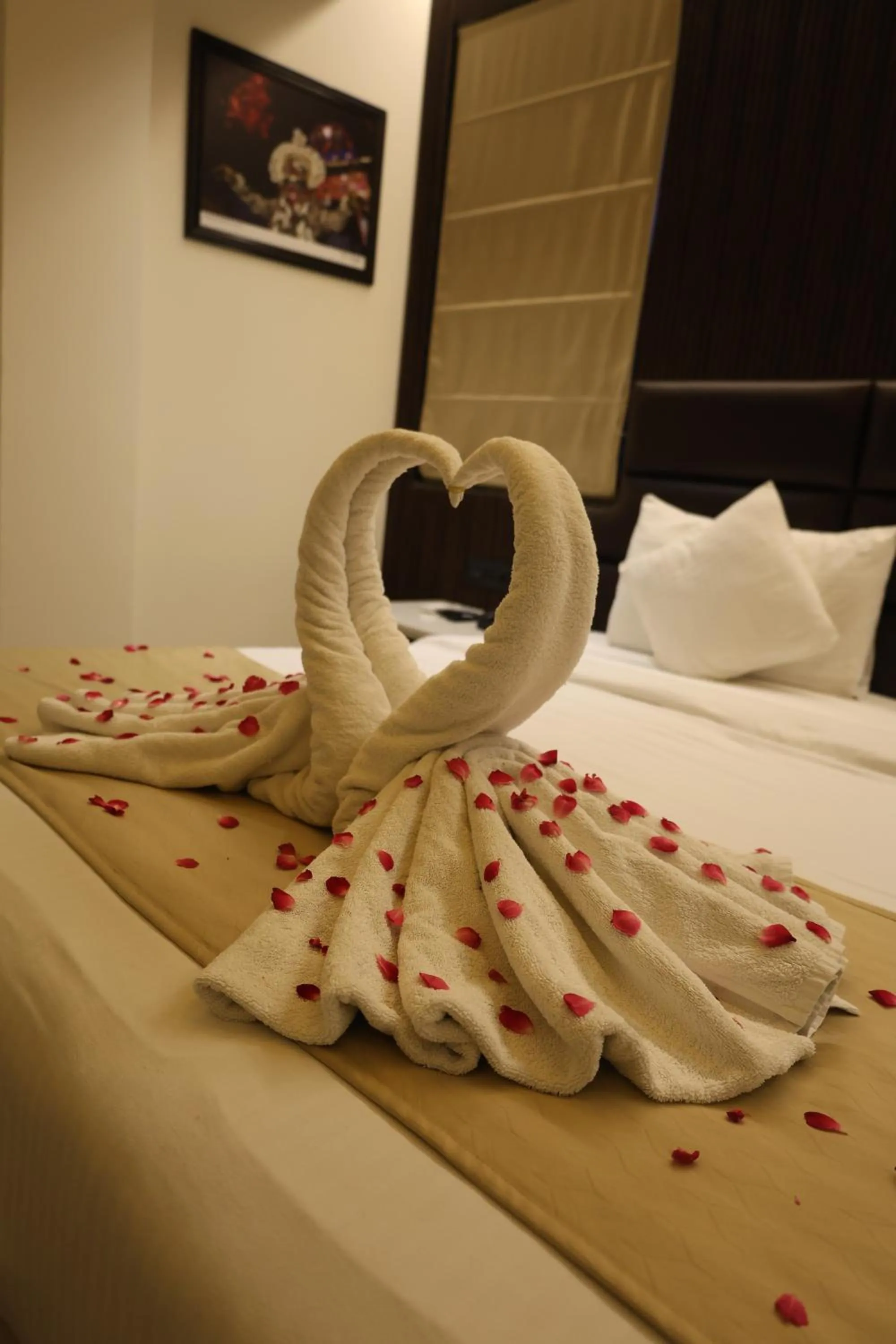 Bed in Hotel Hardik Palacio