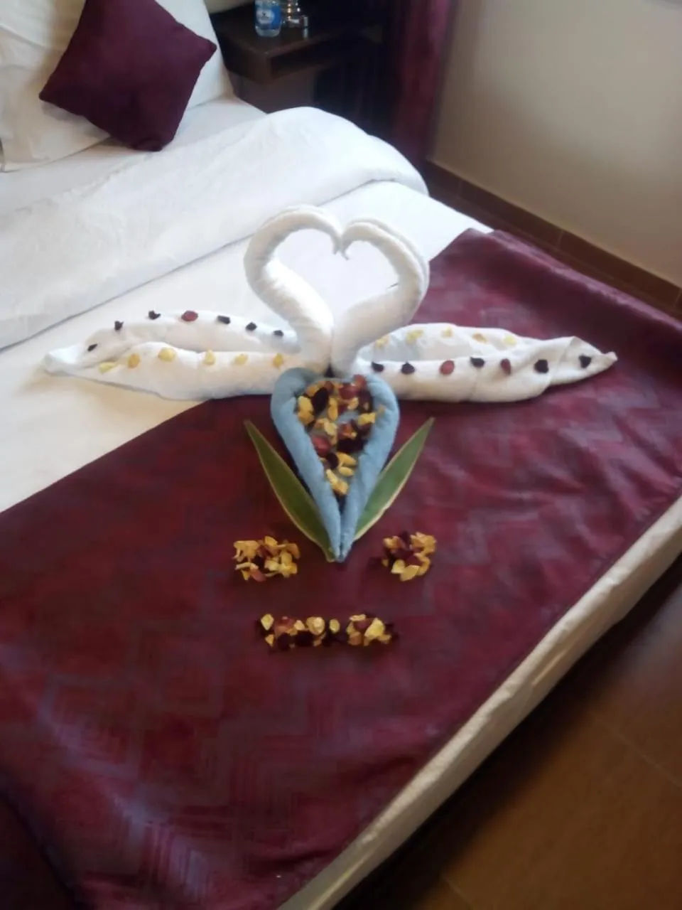 Bed in Uptown Hotel Apartment