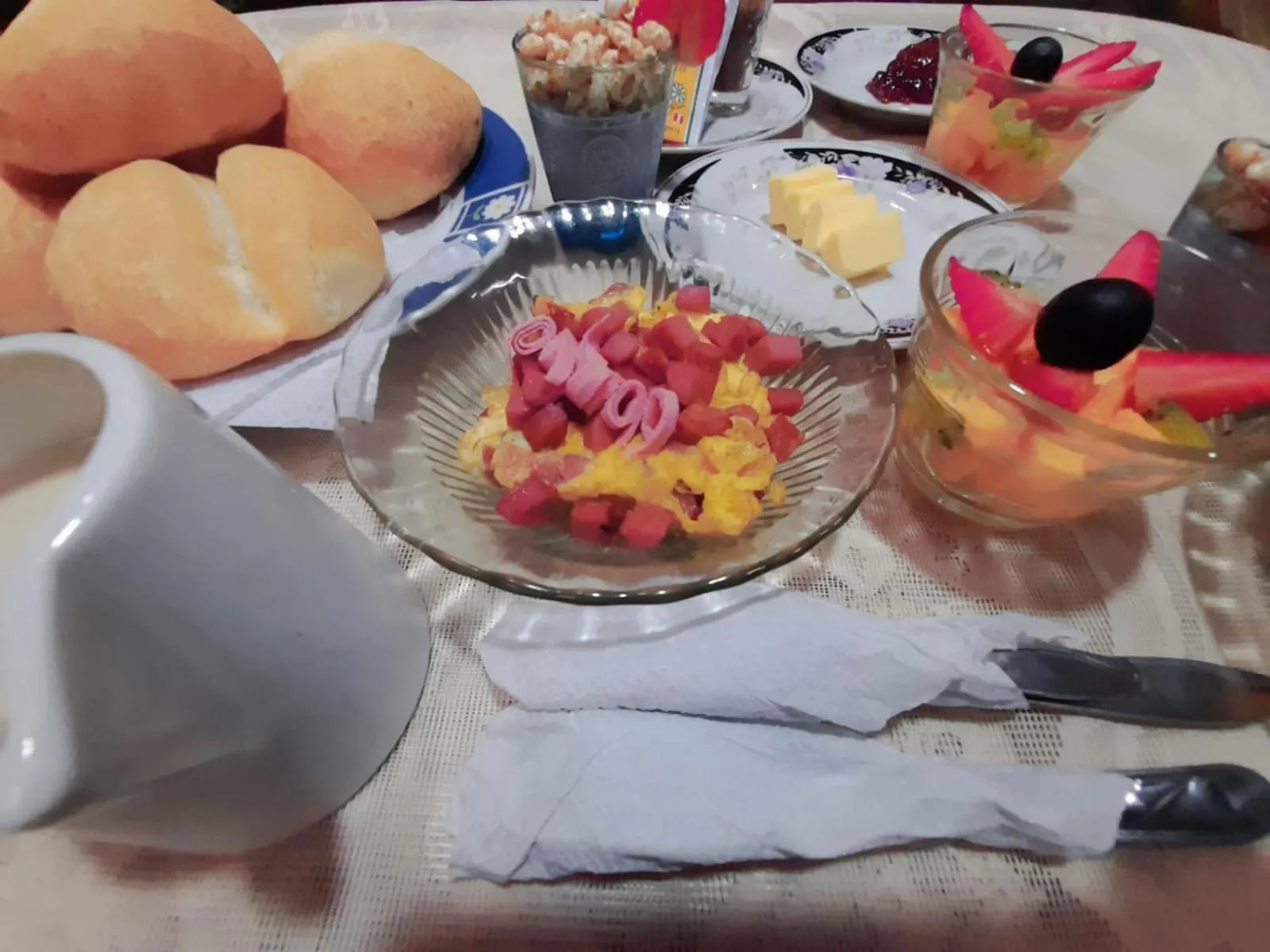 Breakfast in Maypa Lima Airport