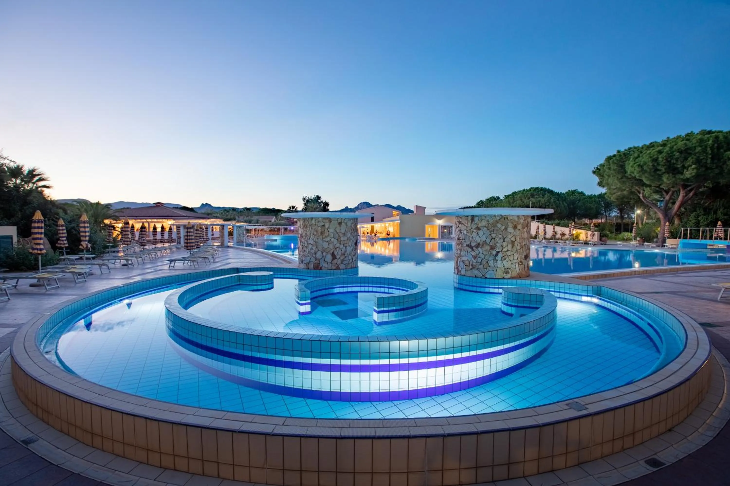 Swimming pool in Tirreno Resort