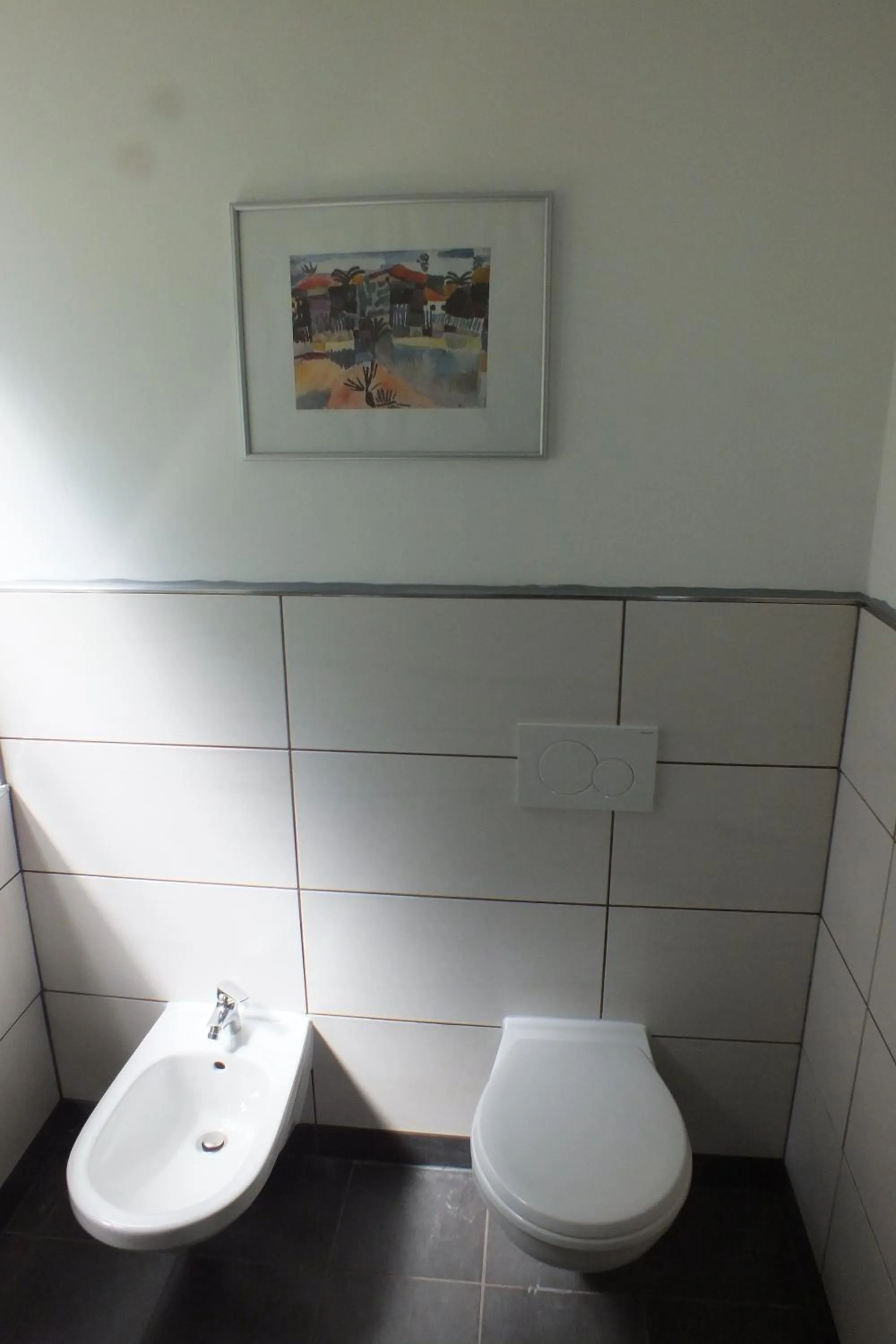 Toilet in Pension Markgrafenmühle