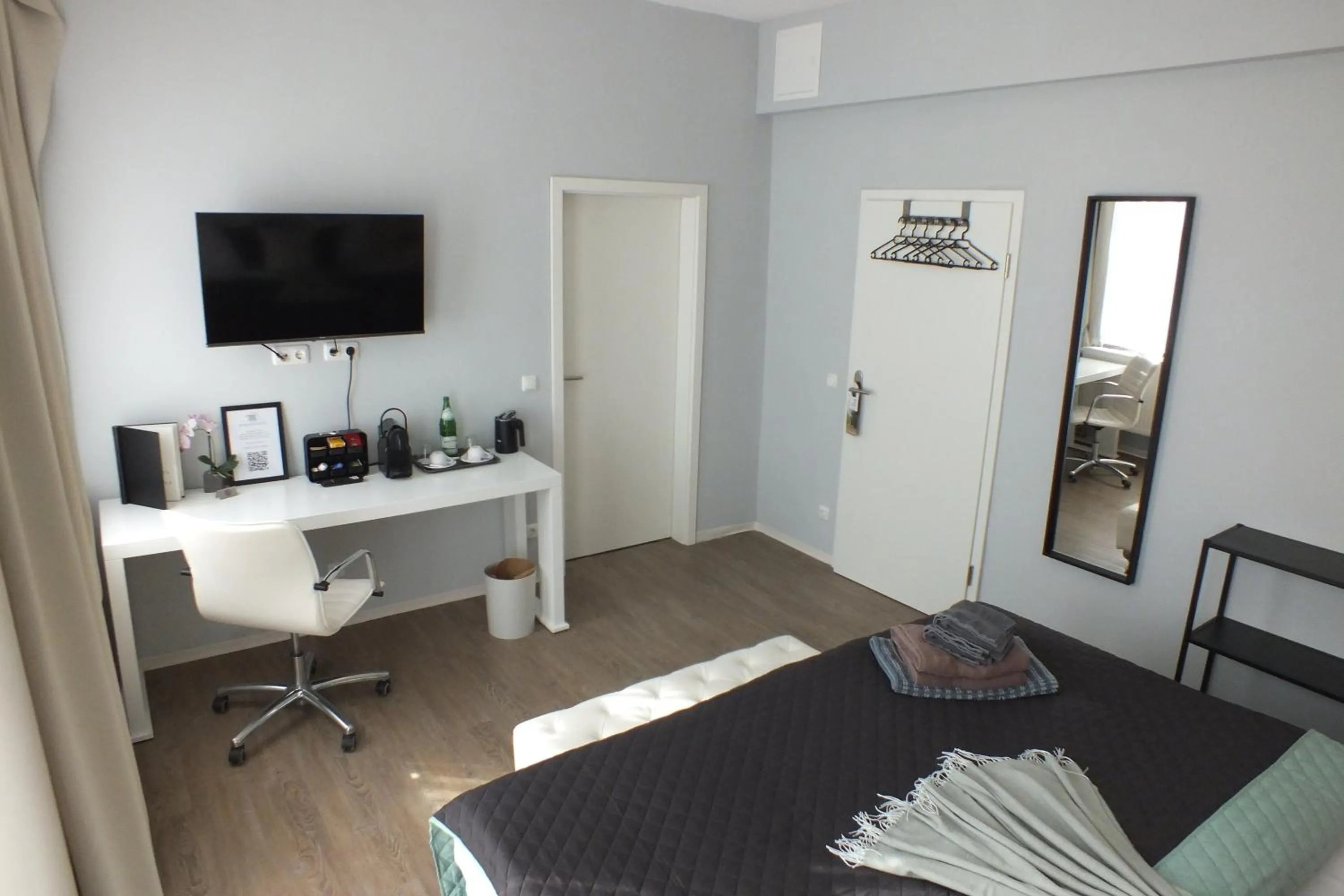 TV and multimedia, Bed in Pension Markgrafenmühle