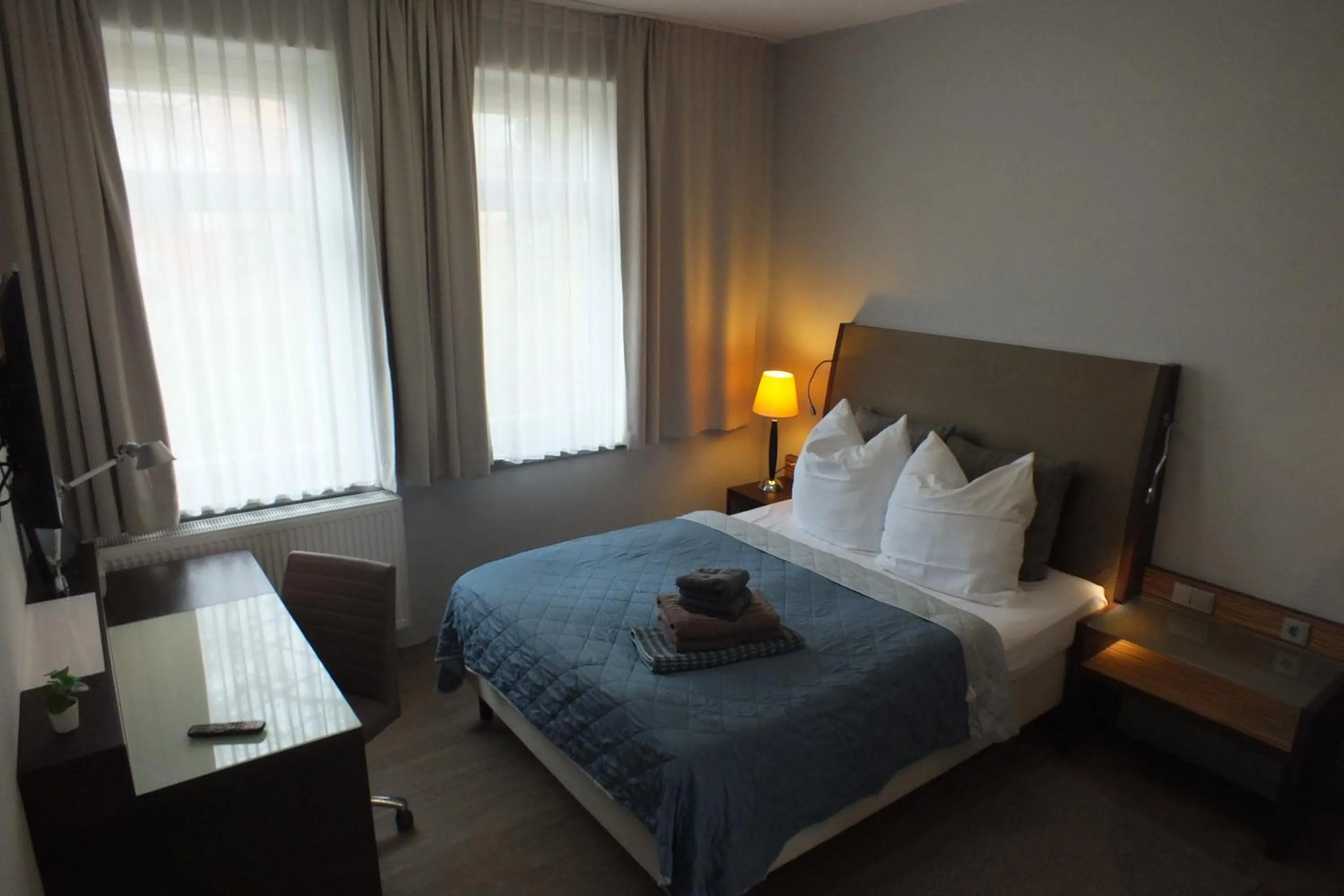 Bed in Pension Markgrafenmühle