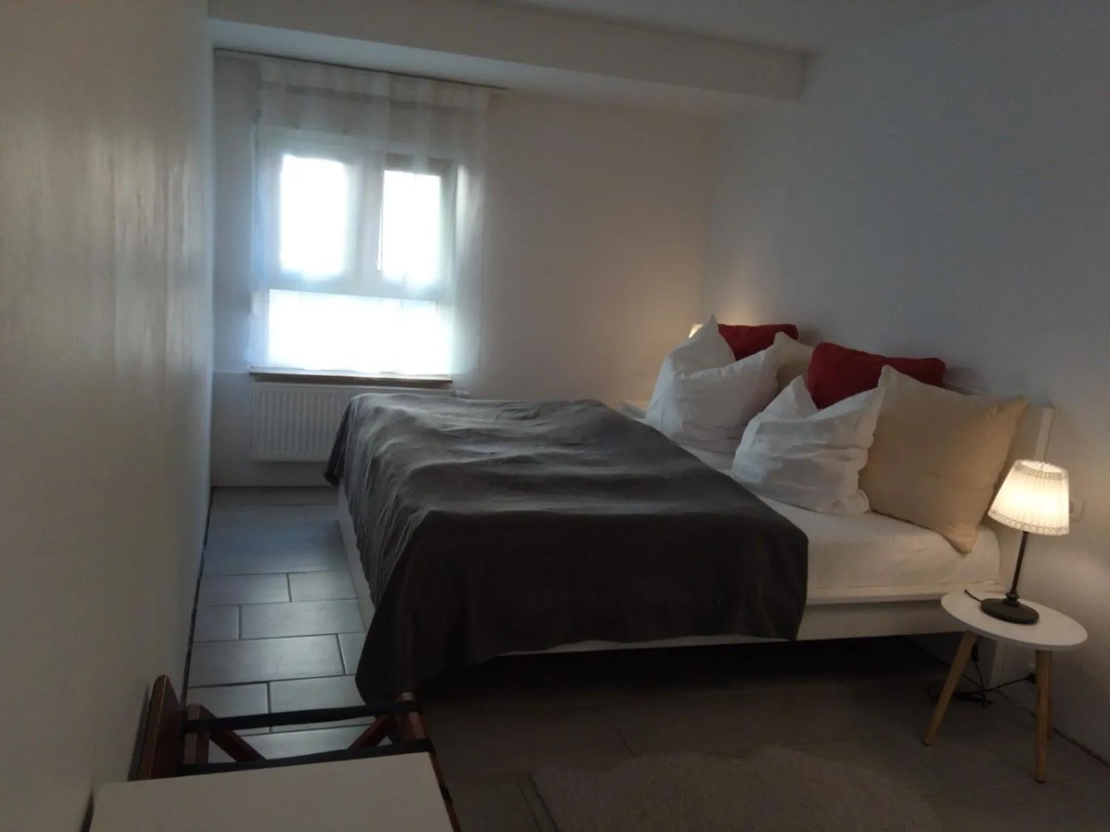 Bed in Pension Markgrafenmühle