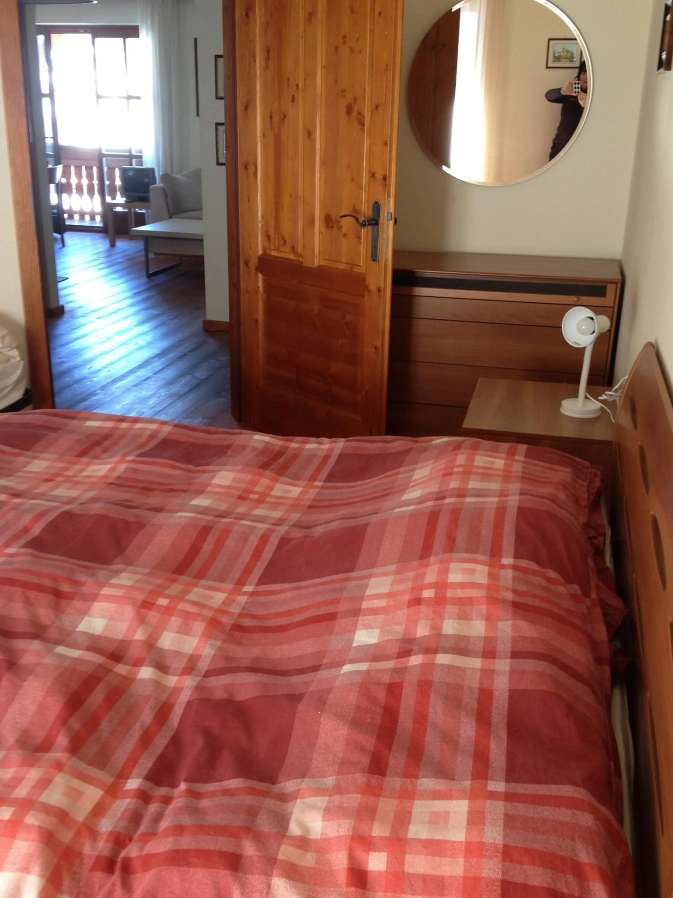 Living room, Bed in Appartement Colussi