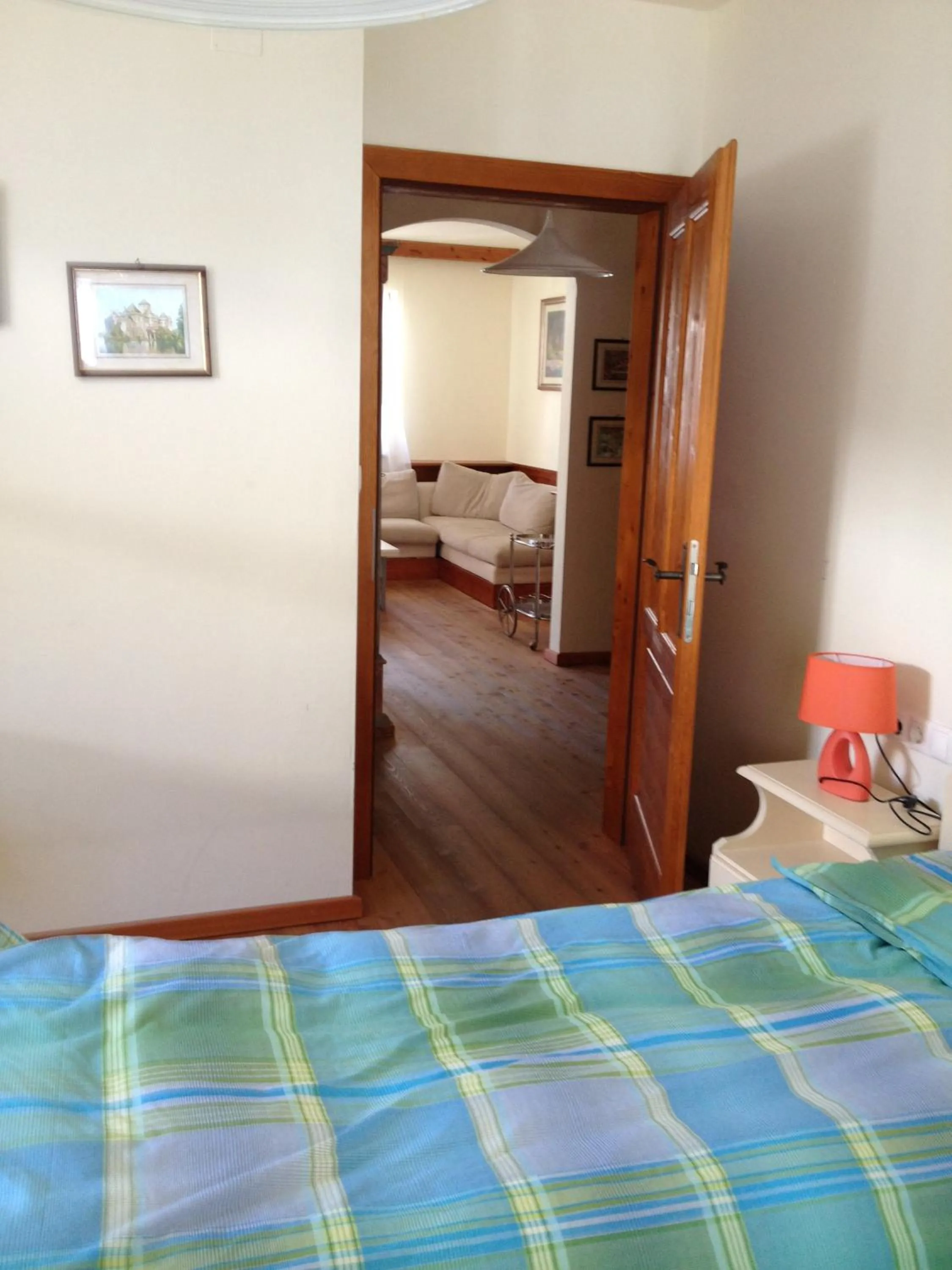 Living room, Bed in Appartement Colussi