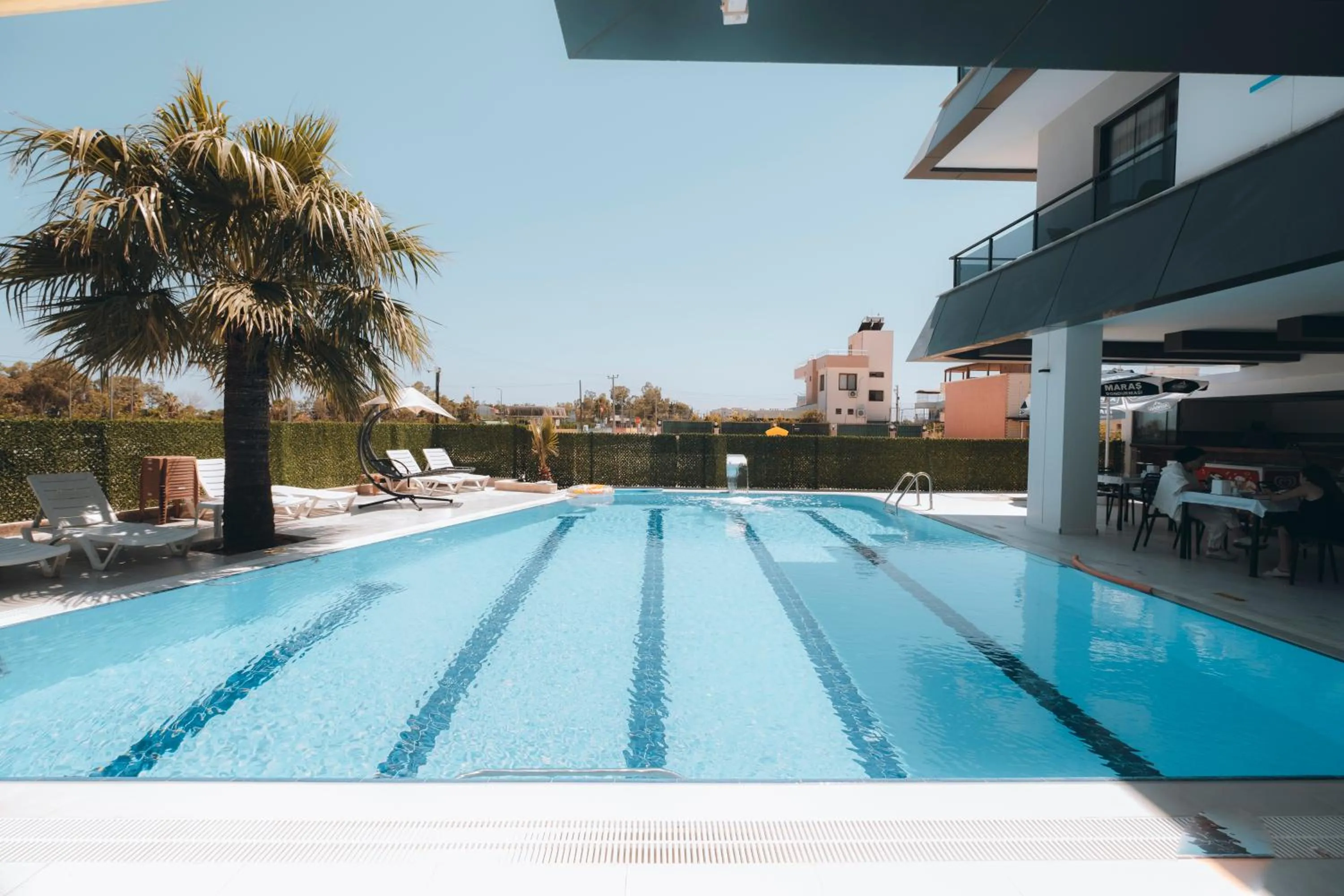 Swimming pool in PALMİLA BUTİK OTEL