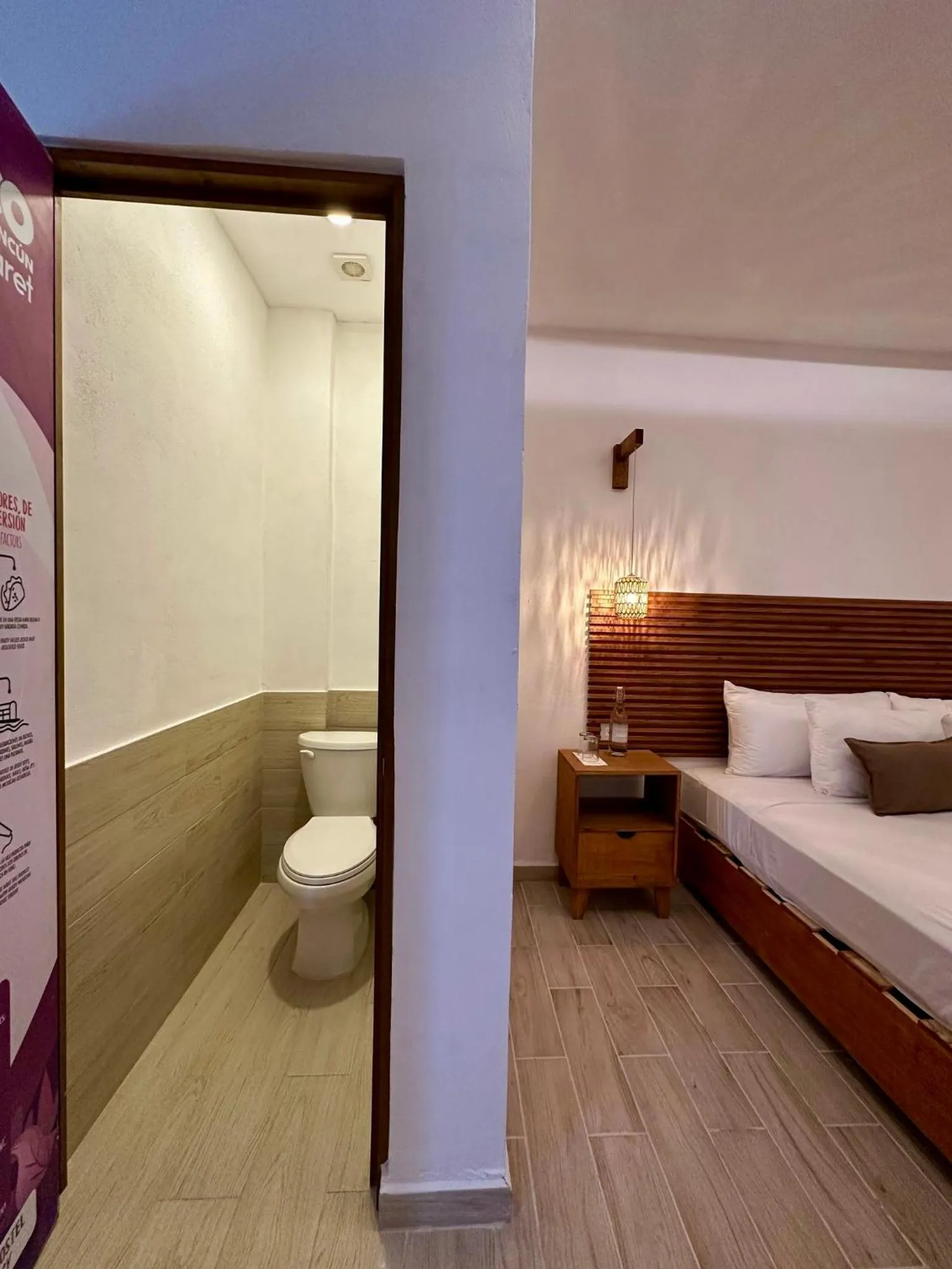 Bathroom, Bed in Nomads Party Hotel