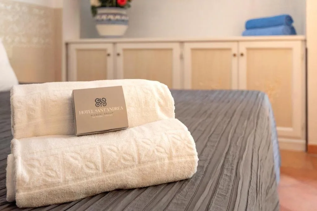 towels, Bed in Boutique Hotel Sant'Andrea & Relais