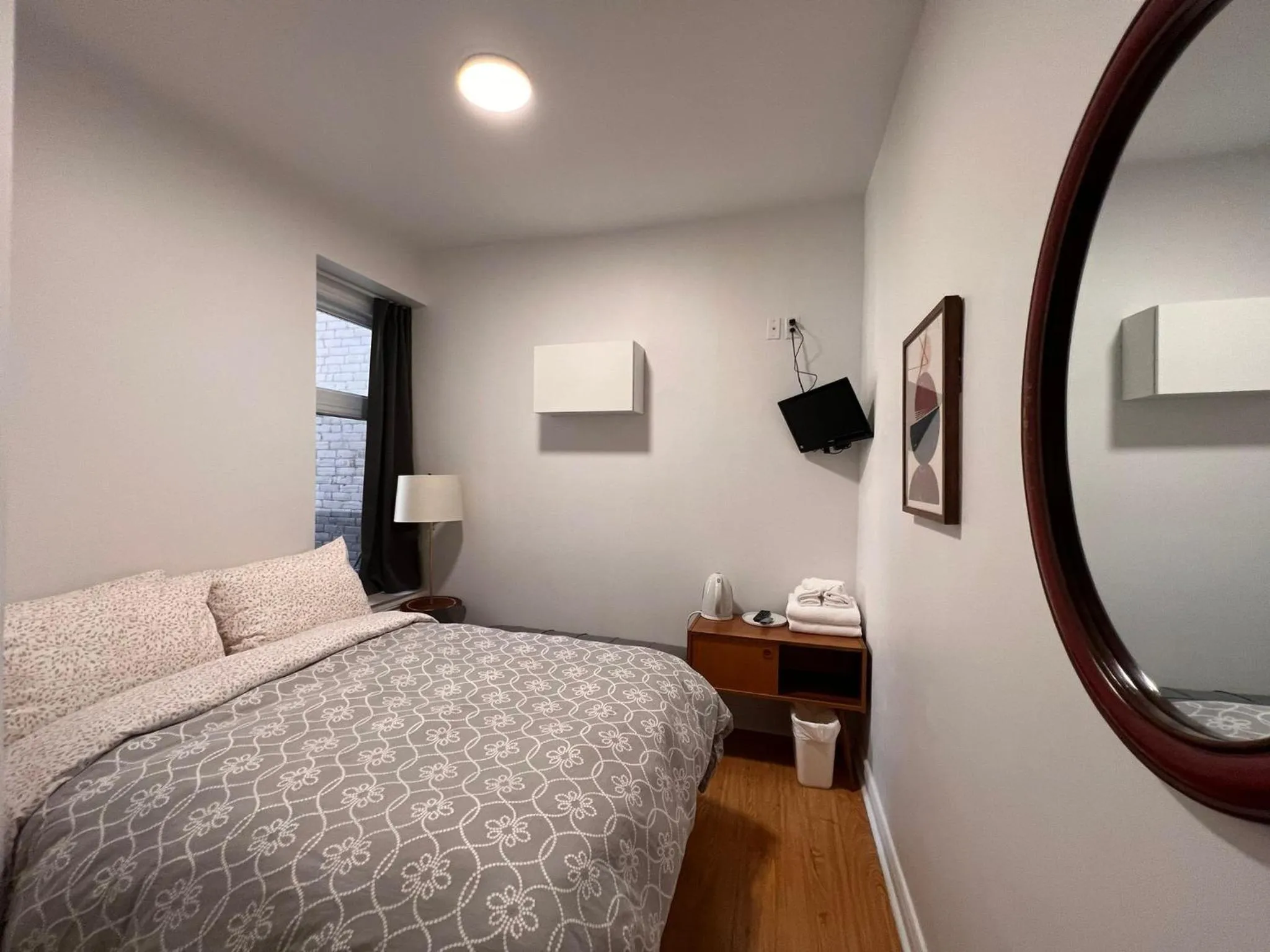 Bed in hotel le coach