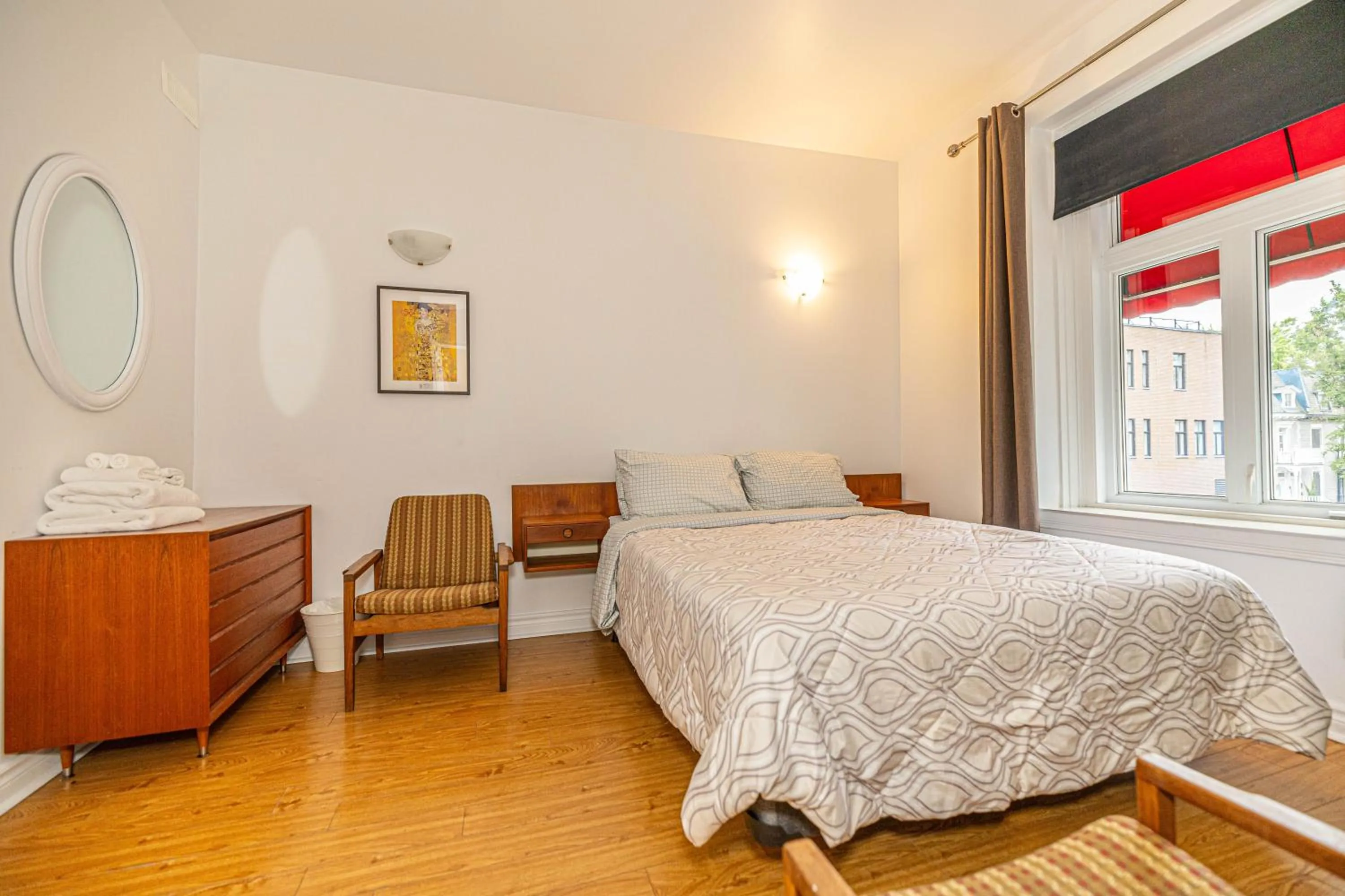 Bed in hotel le coach