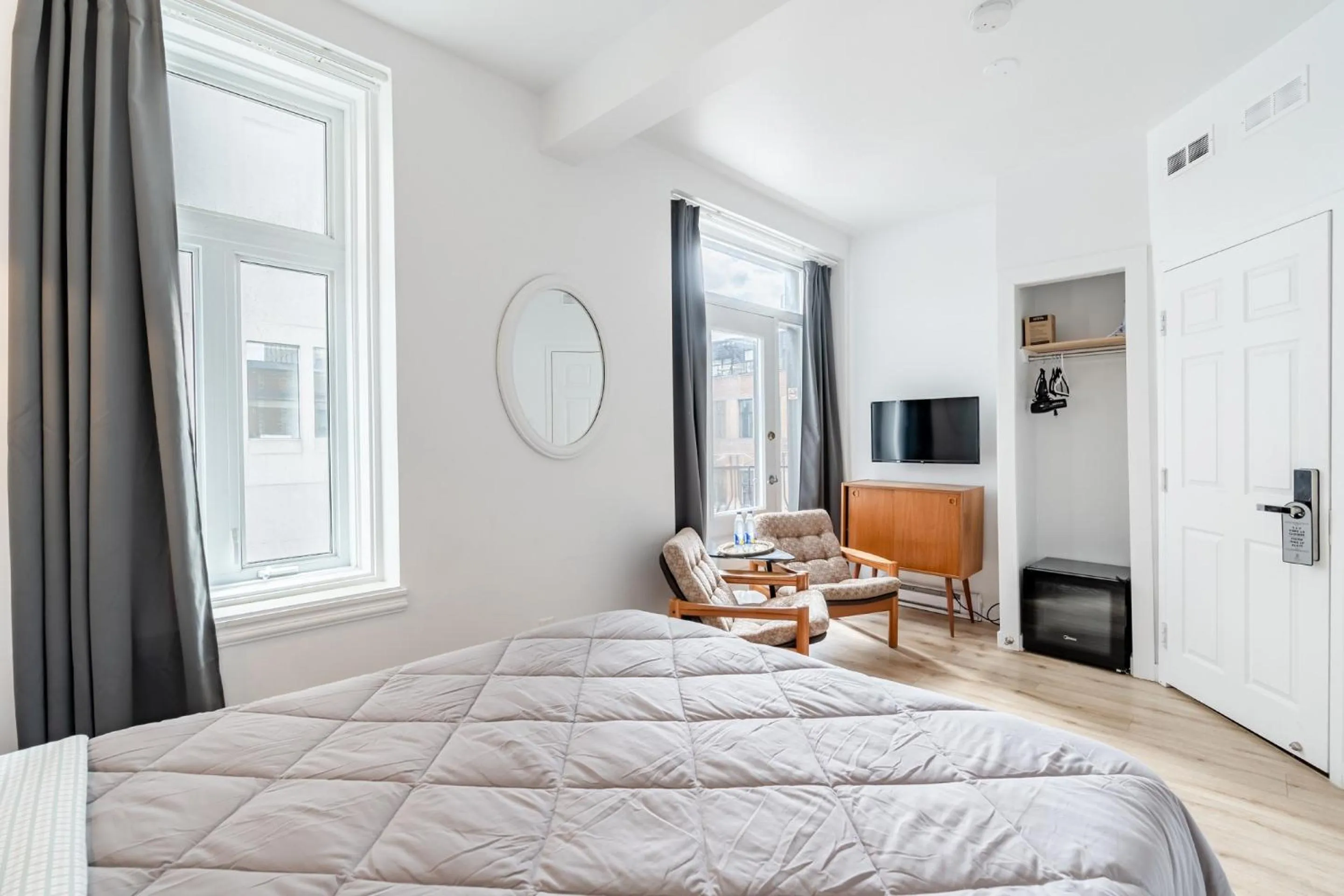 Bed in hotel le coach