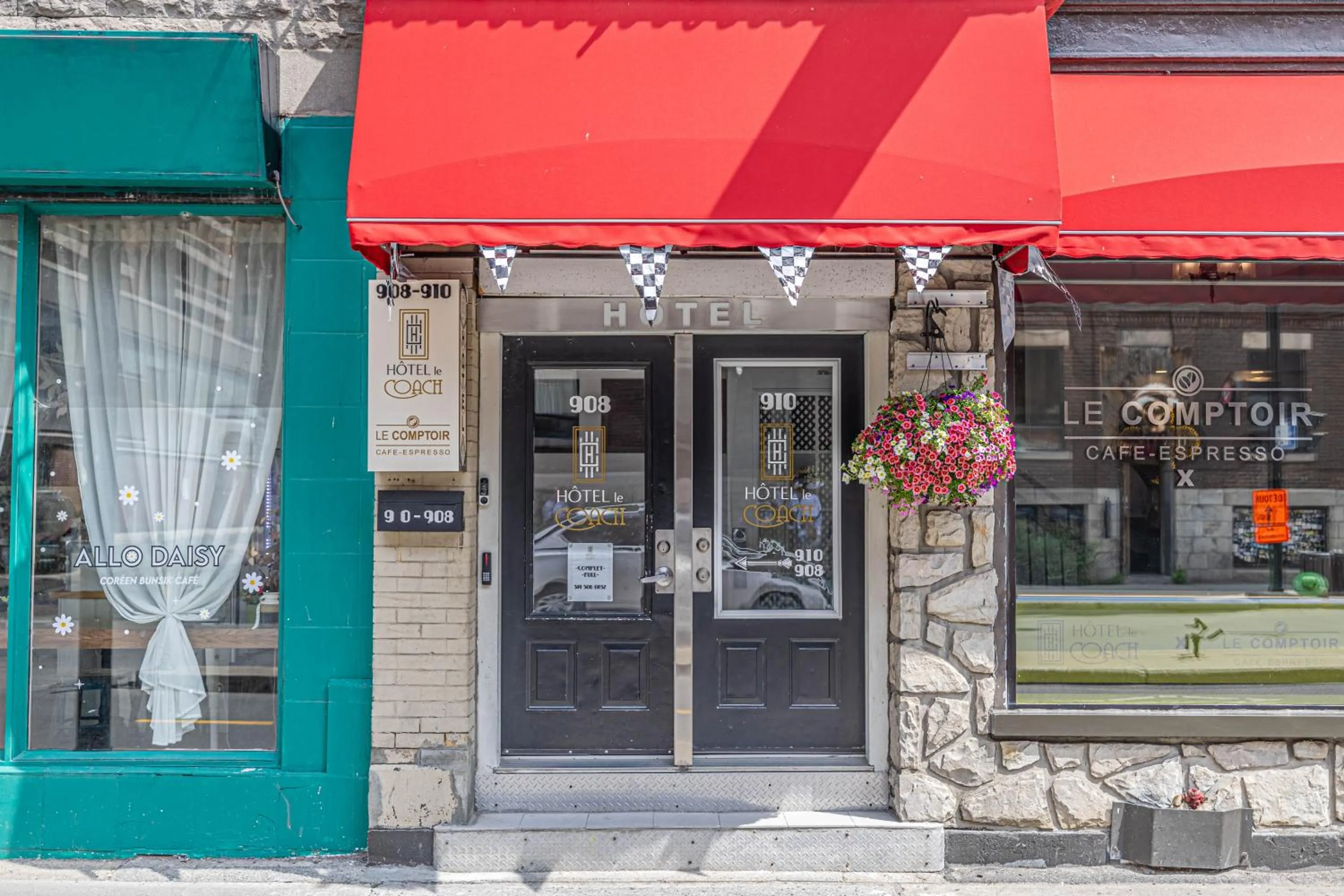 Property building in hotel le coach