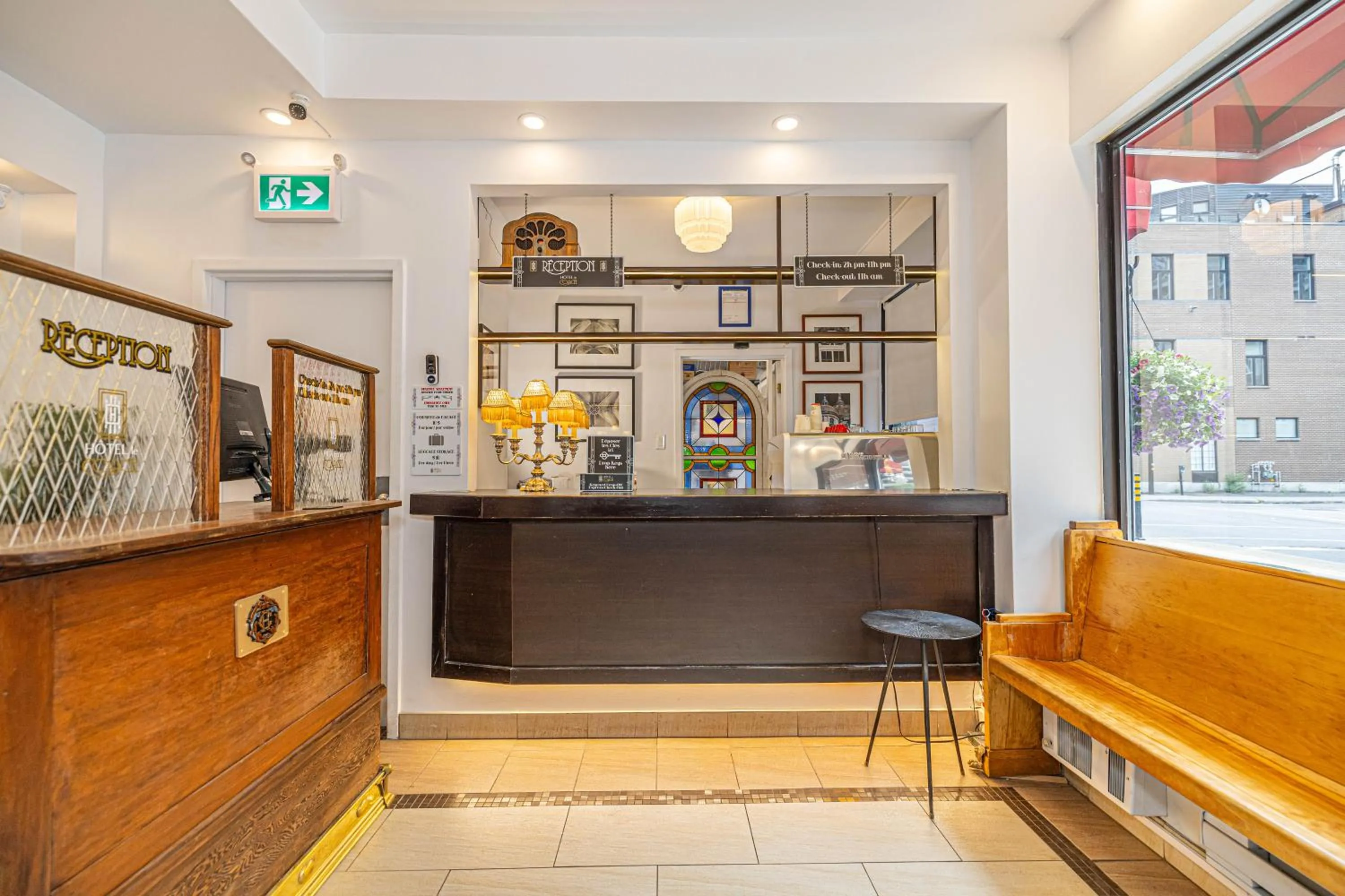 Property building in hotel le coach