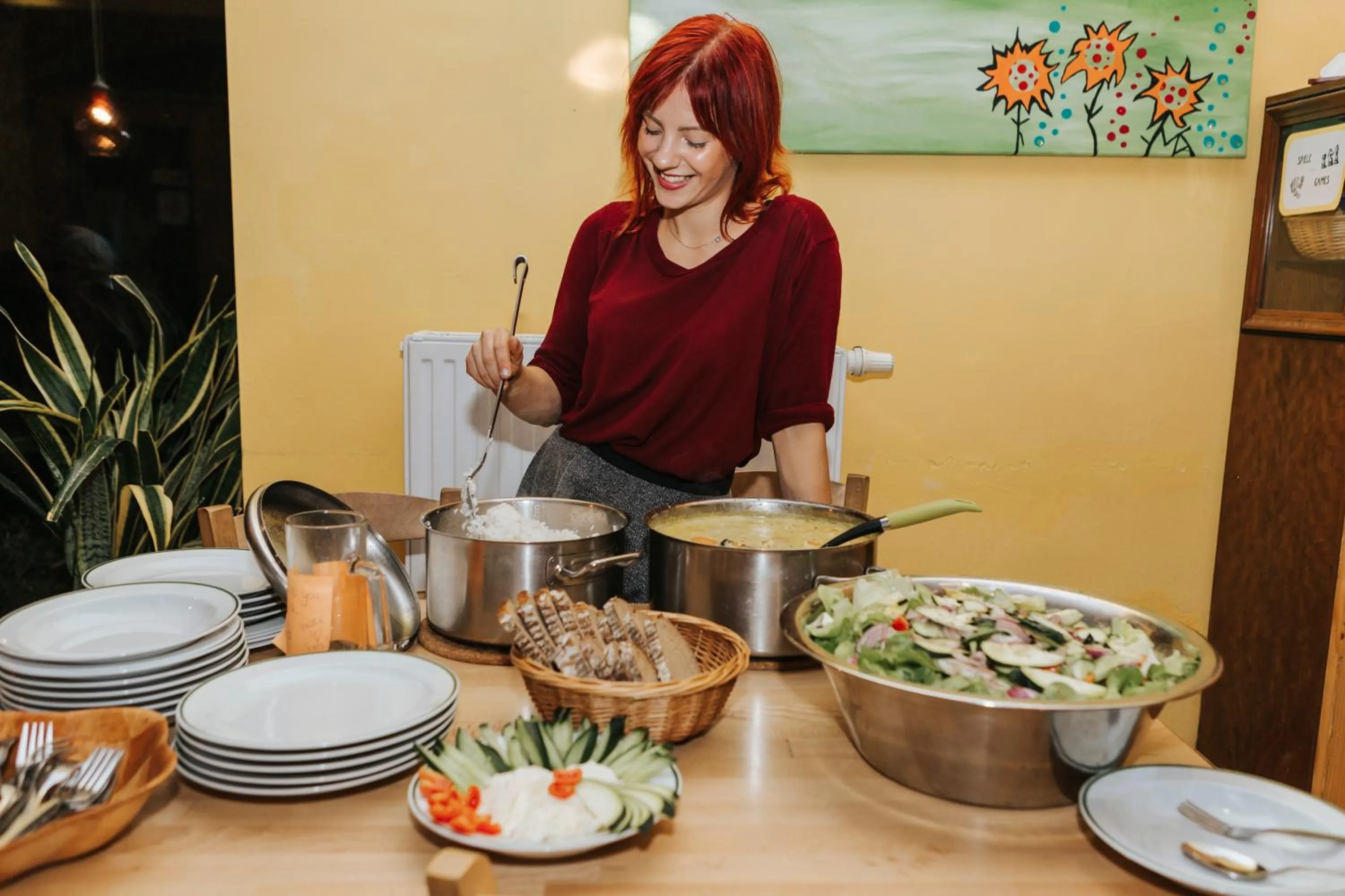 Staff in Vienna Hostel Ruthensteiner