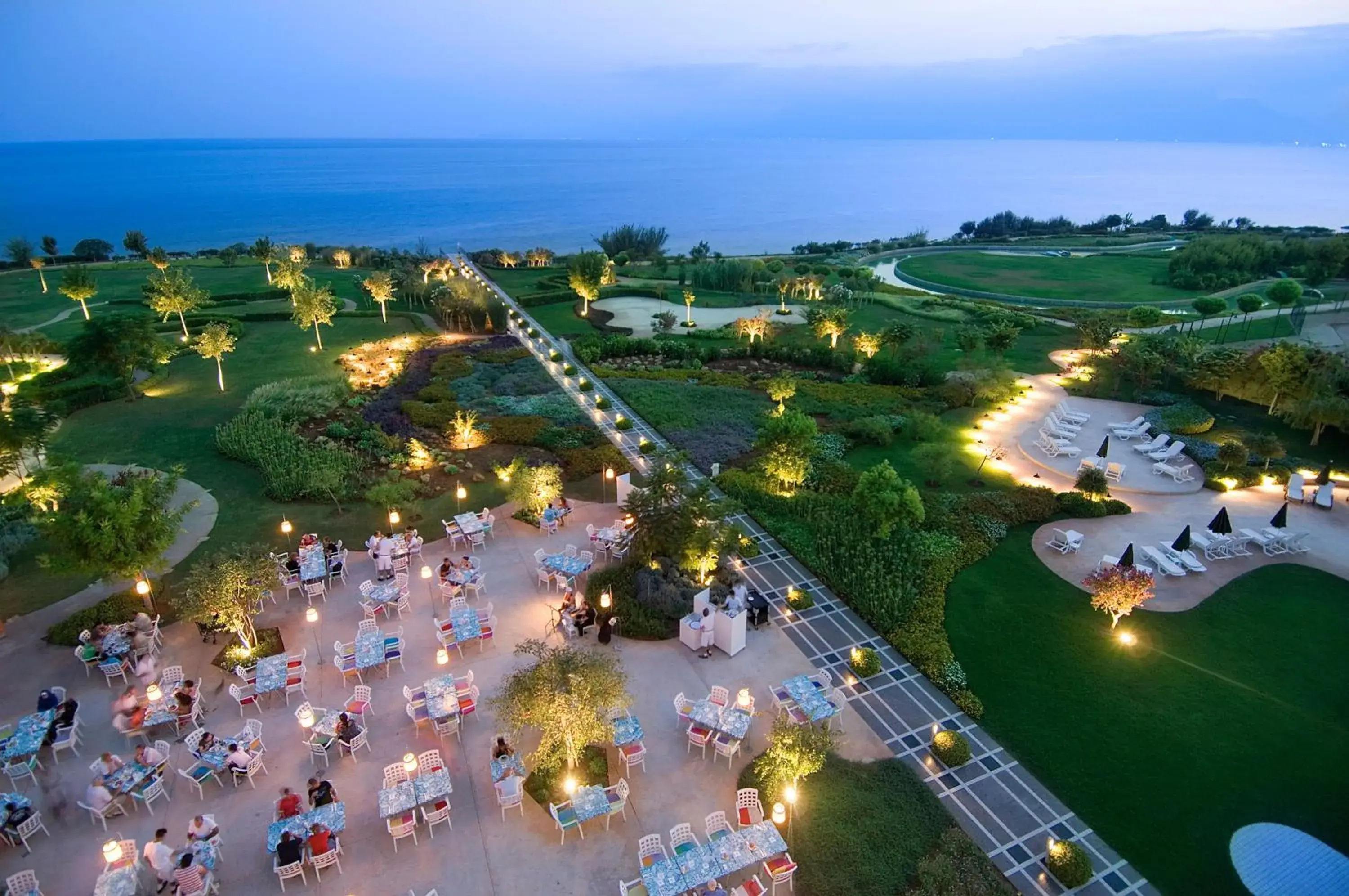 Garden, Bird's-eye View in The Marmara Antalya