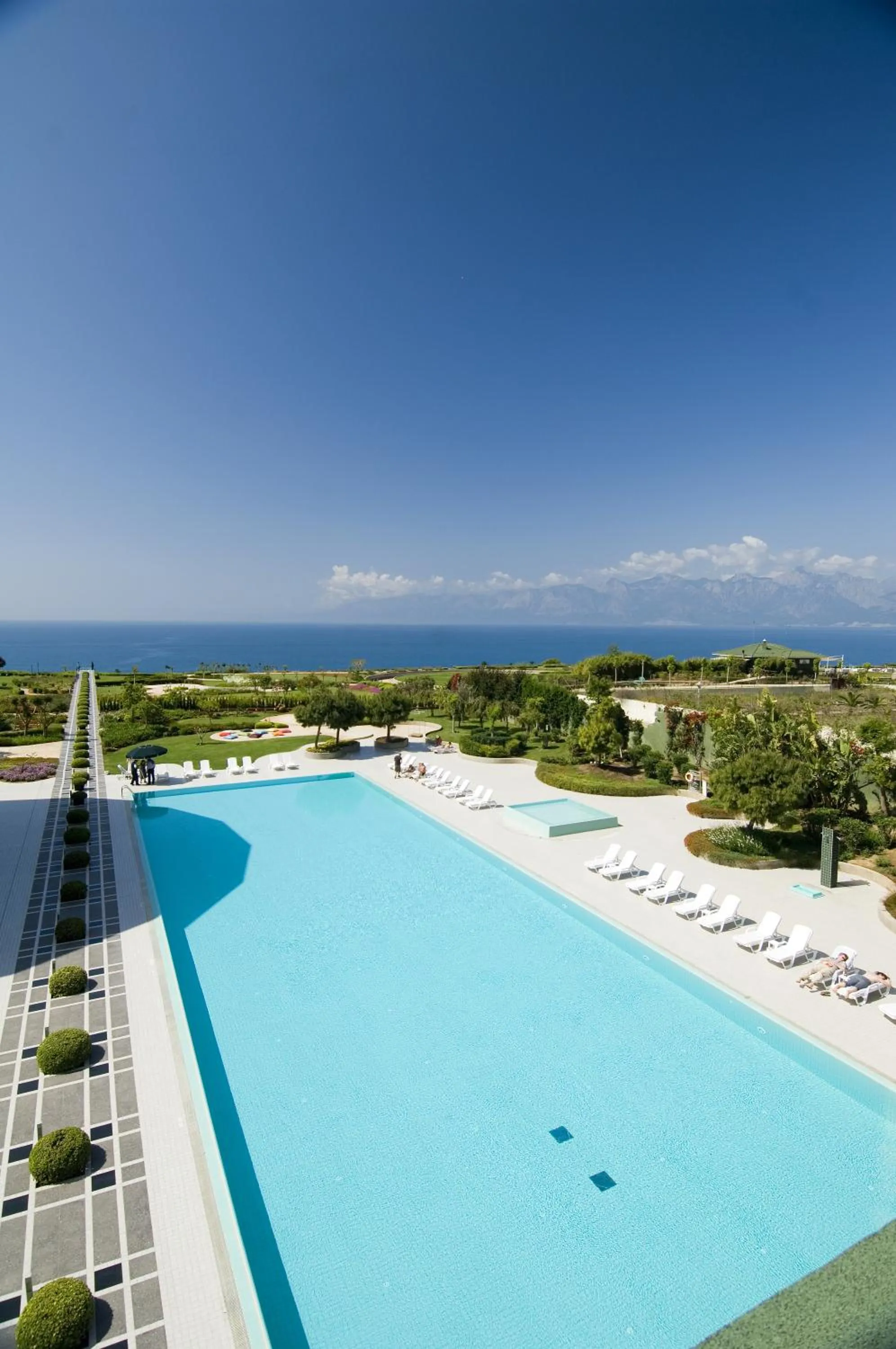 Pool view in The Marmara Antalya