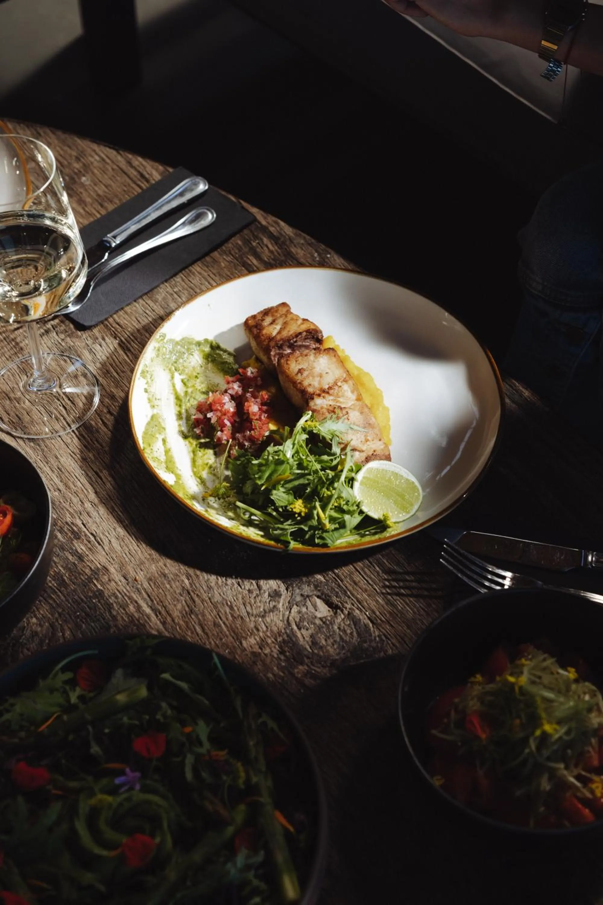 Food and drinks in Hotel Alaia