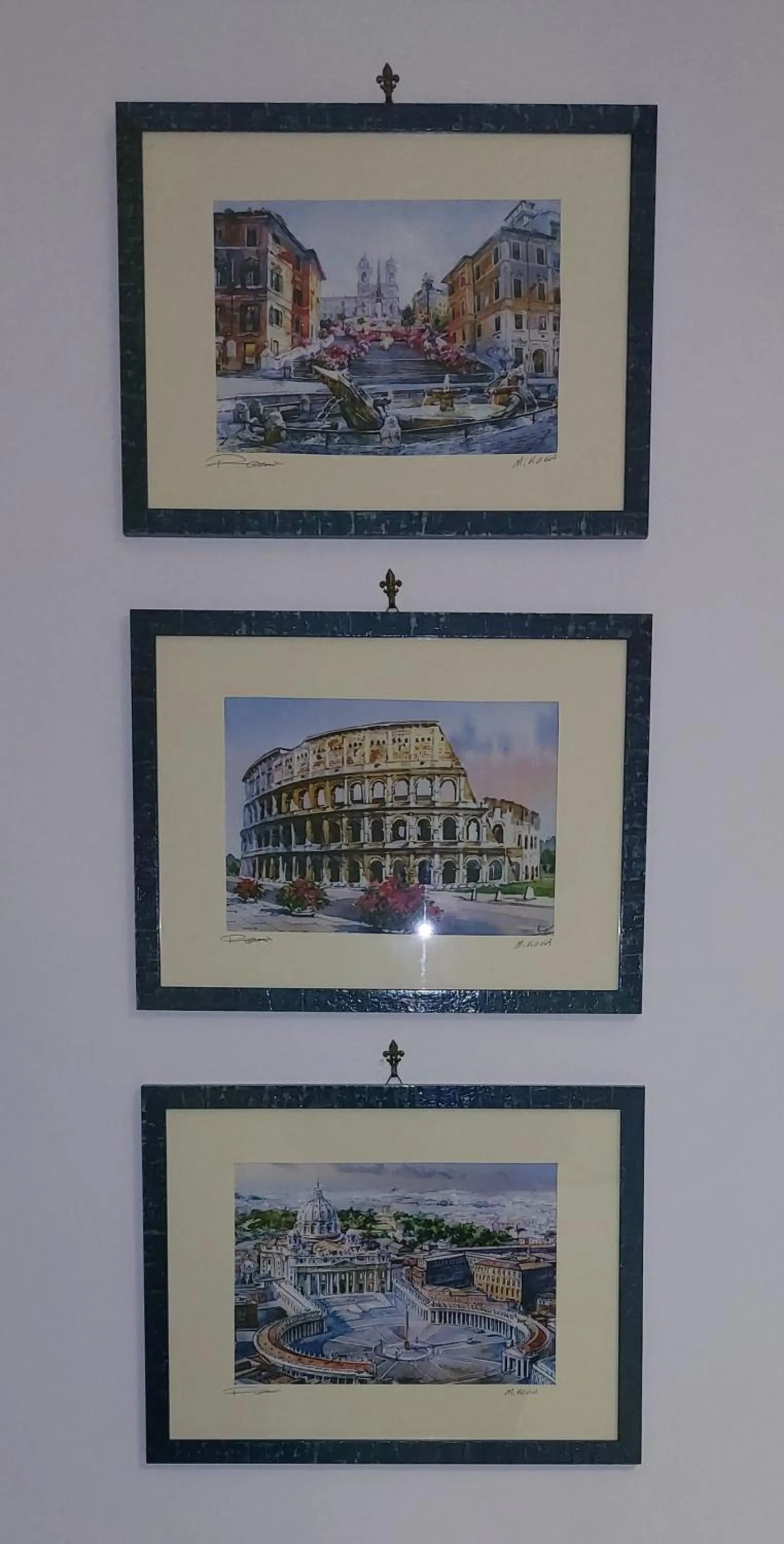 Decorative detail in Gaia's Room B&B