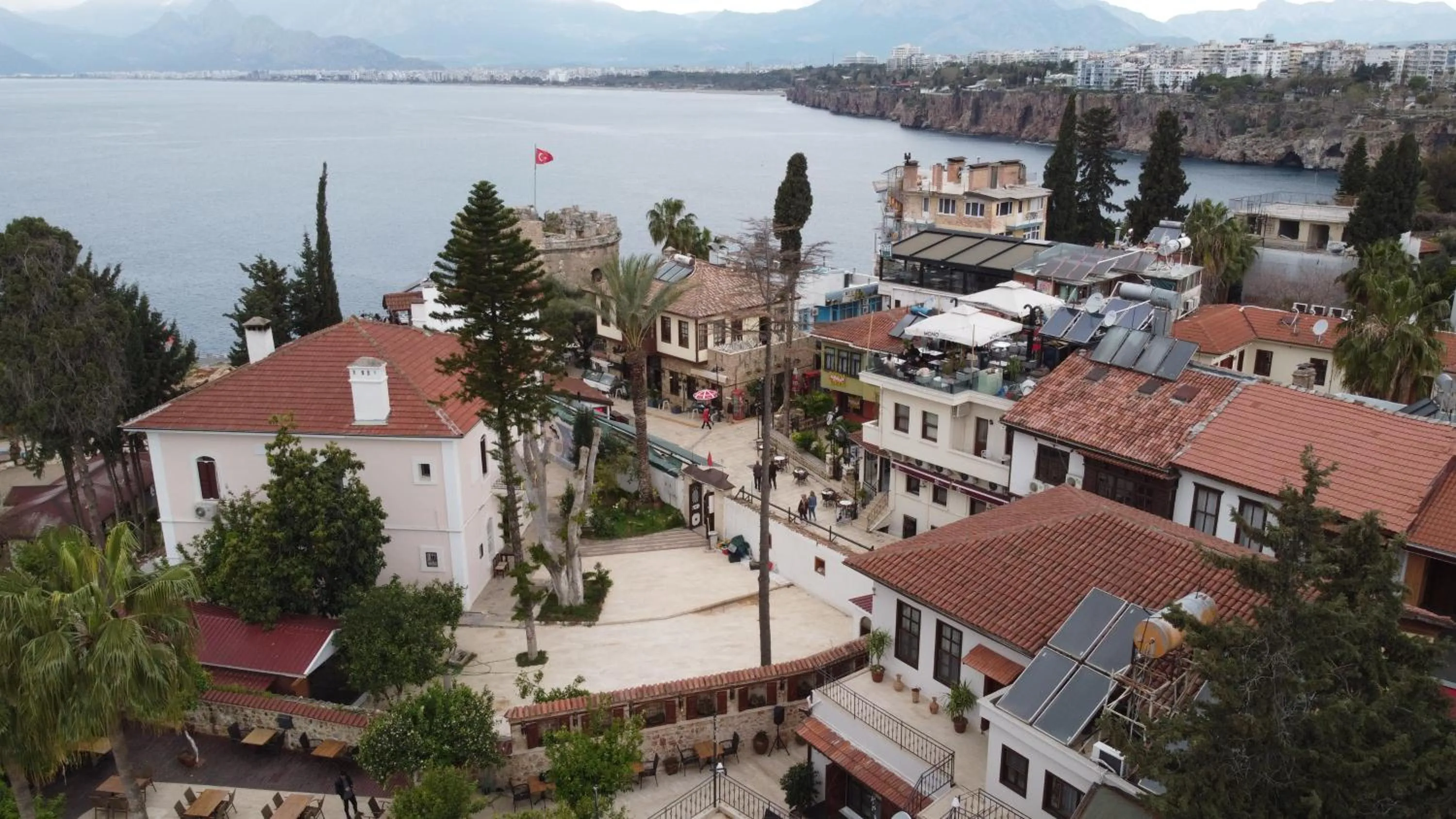 Bird's eye view in Blue Sea Garden