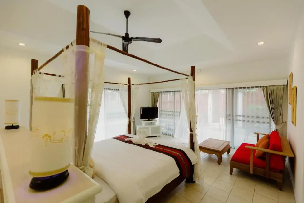 Bed in Villa Raya Resort Private Pool Villas Bed in Villa Raya Resort Private Pool Villas