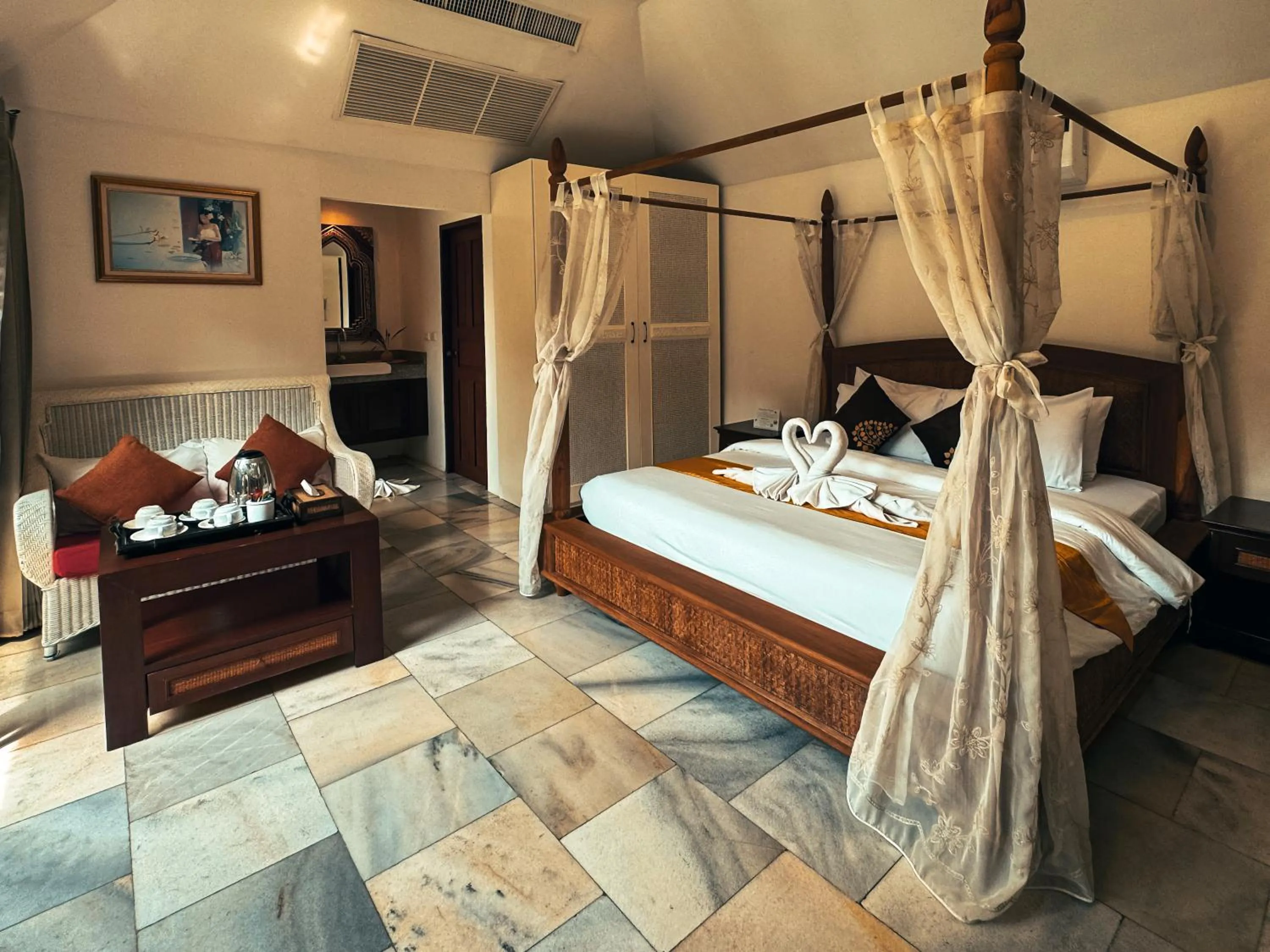 Property building, Bed in Villa Raya Resort Private Pool Villas