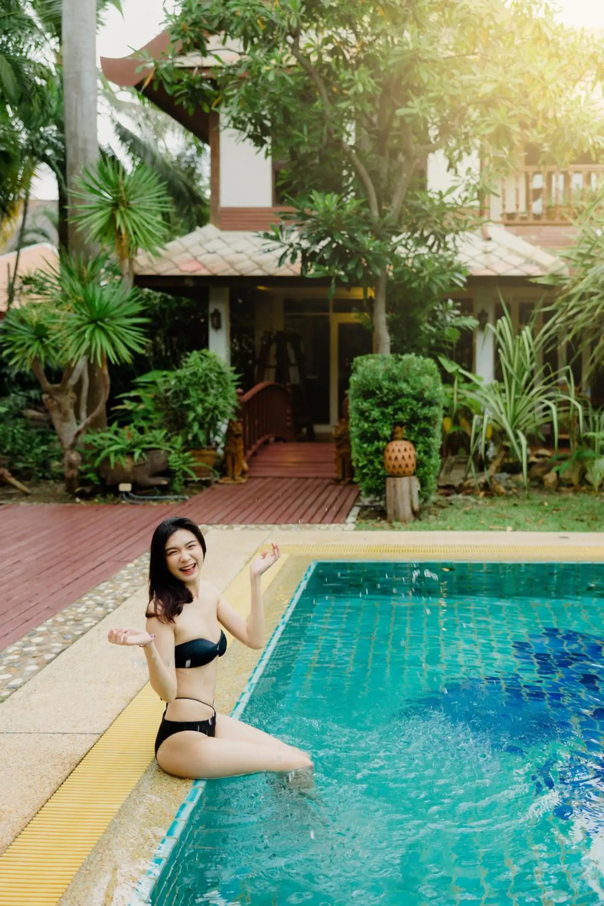 Swimming pool in Villa Raya Resort Private Pool Villas Swimming pool in Villa Raya Resort Private Pool Villas