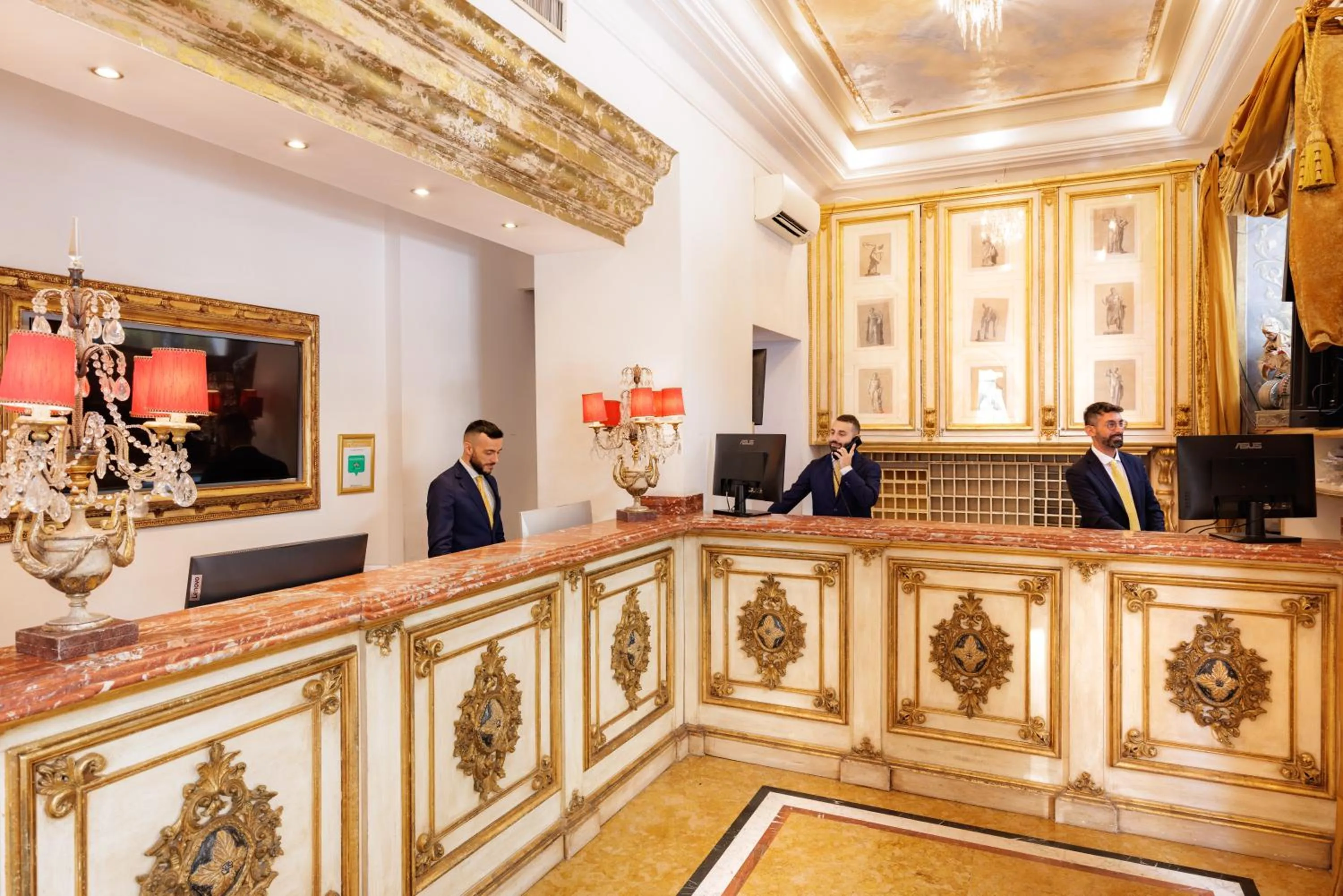 Staff in Romanico Palace Luxury Hotel & SPA