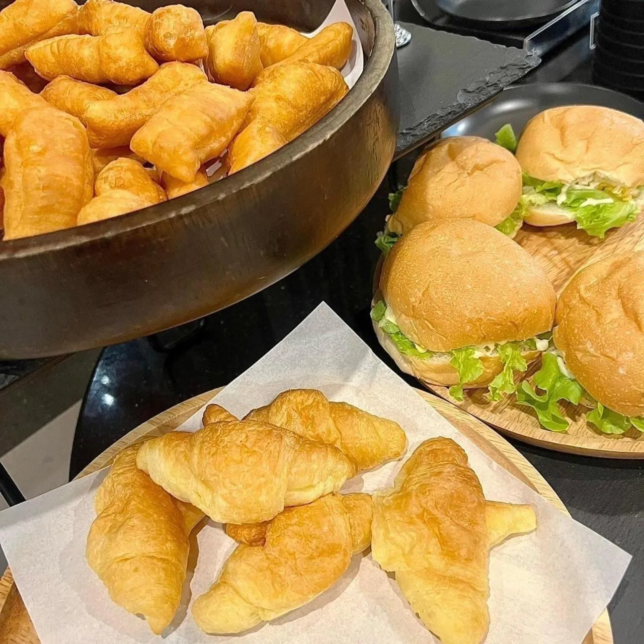 Buffet breakfast in 12 The Residence Hotel at Don Mueang Airport