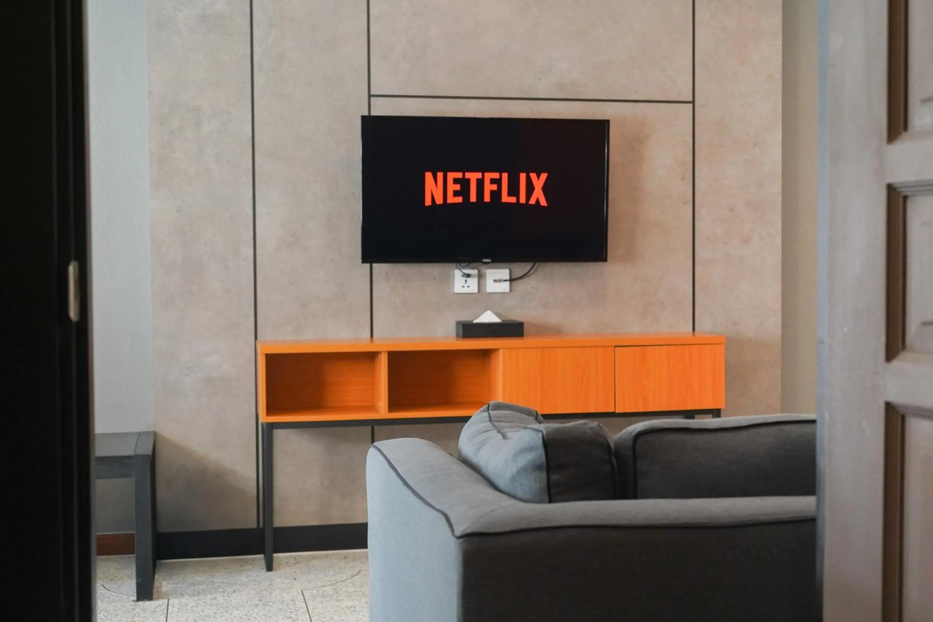 Living room in 12 The Residence Hotel at Don Mueang Airport