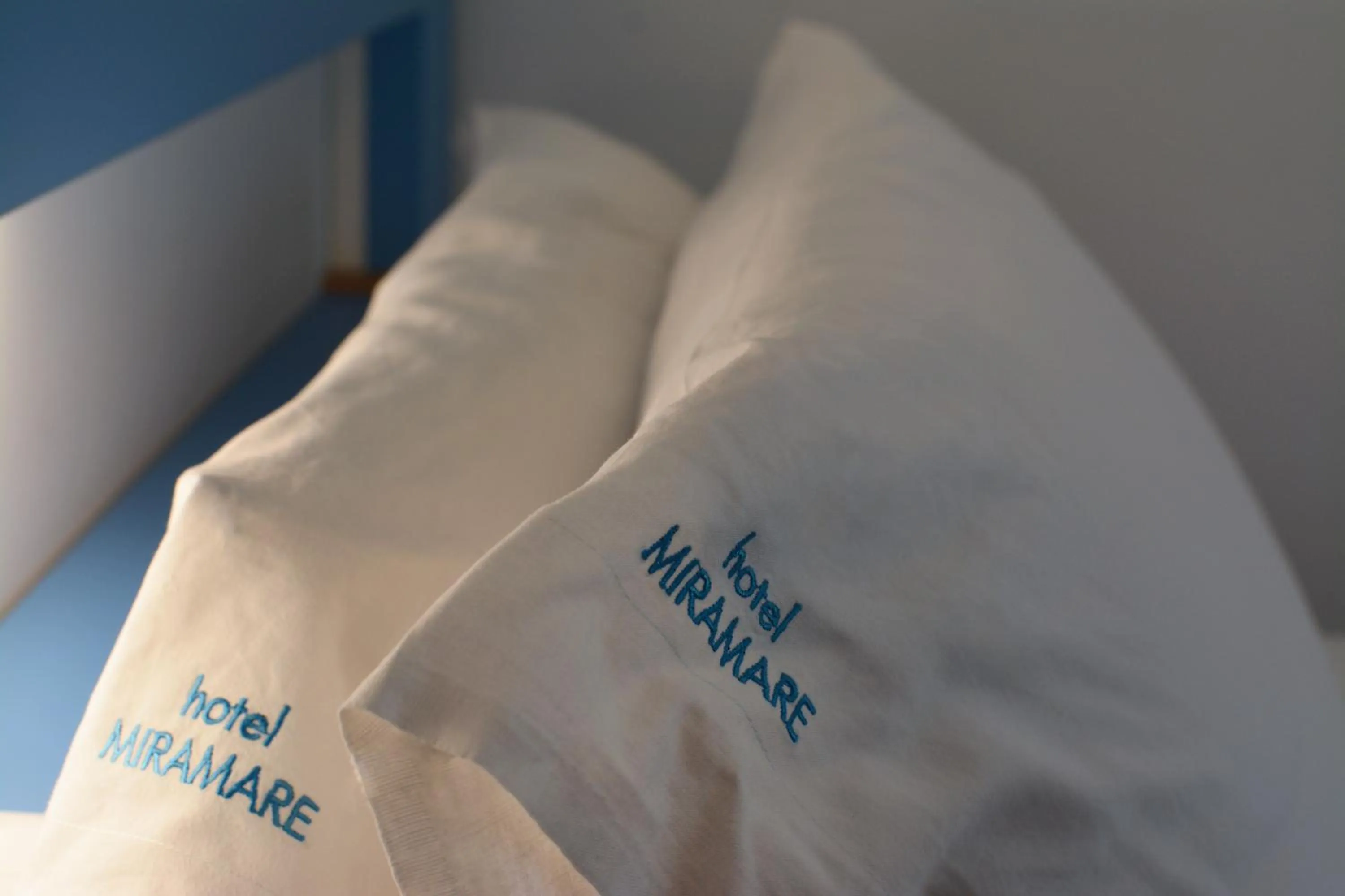 Bed in Hotel Miramare