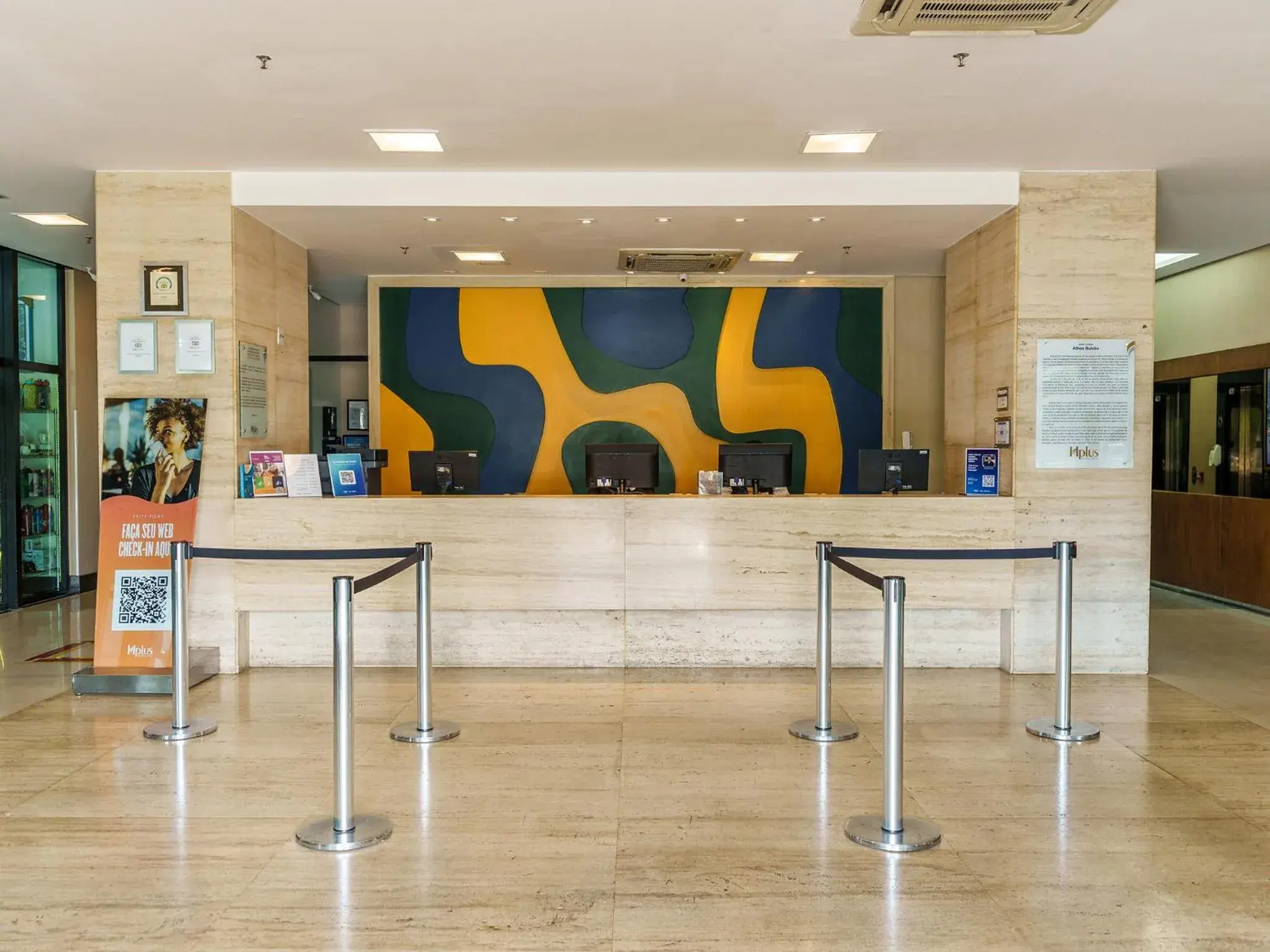 Lobby or reception in Athos Bulcão Hplus Executive Lobby or reception in Athos Bulcão Hplus Executive