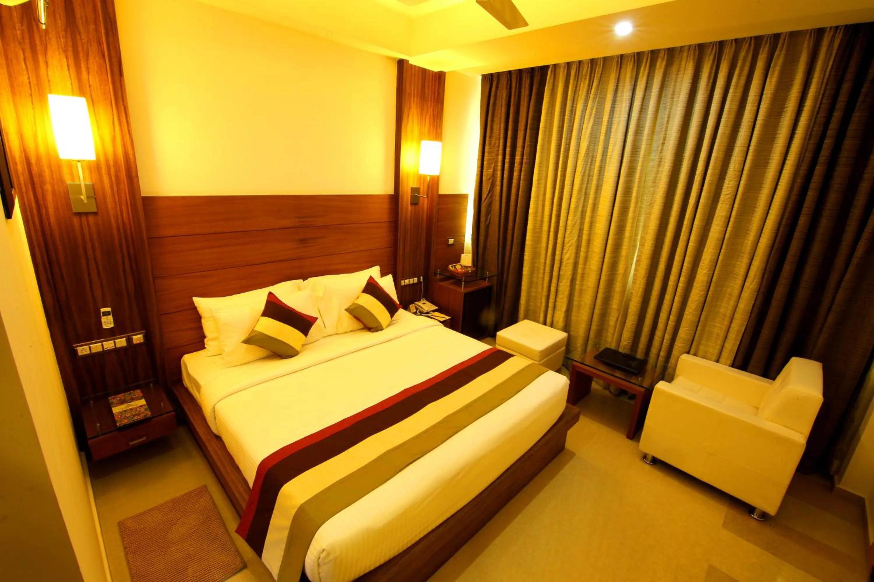 Bed in Hotel Hillway Park