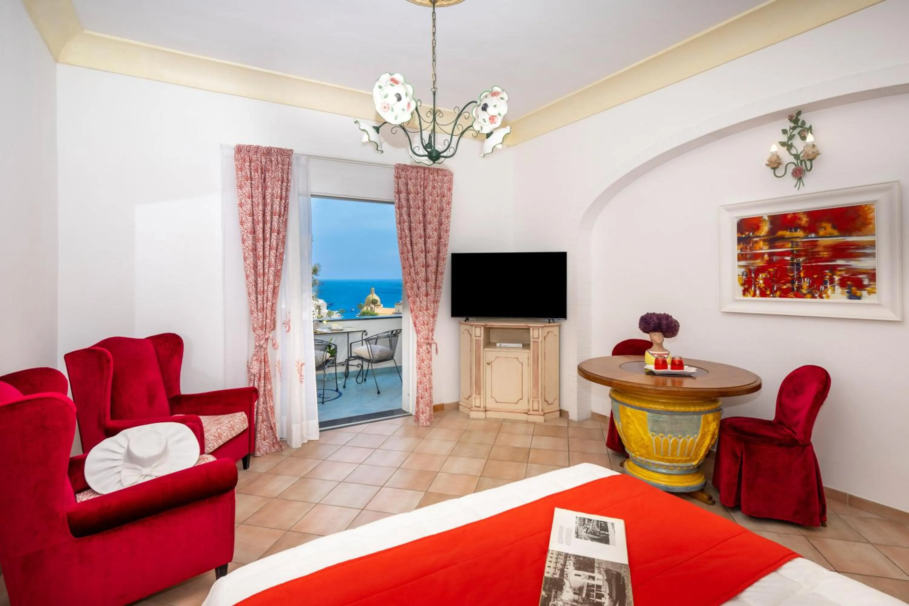 Seating area in Hotel Royal Prisco