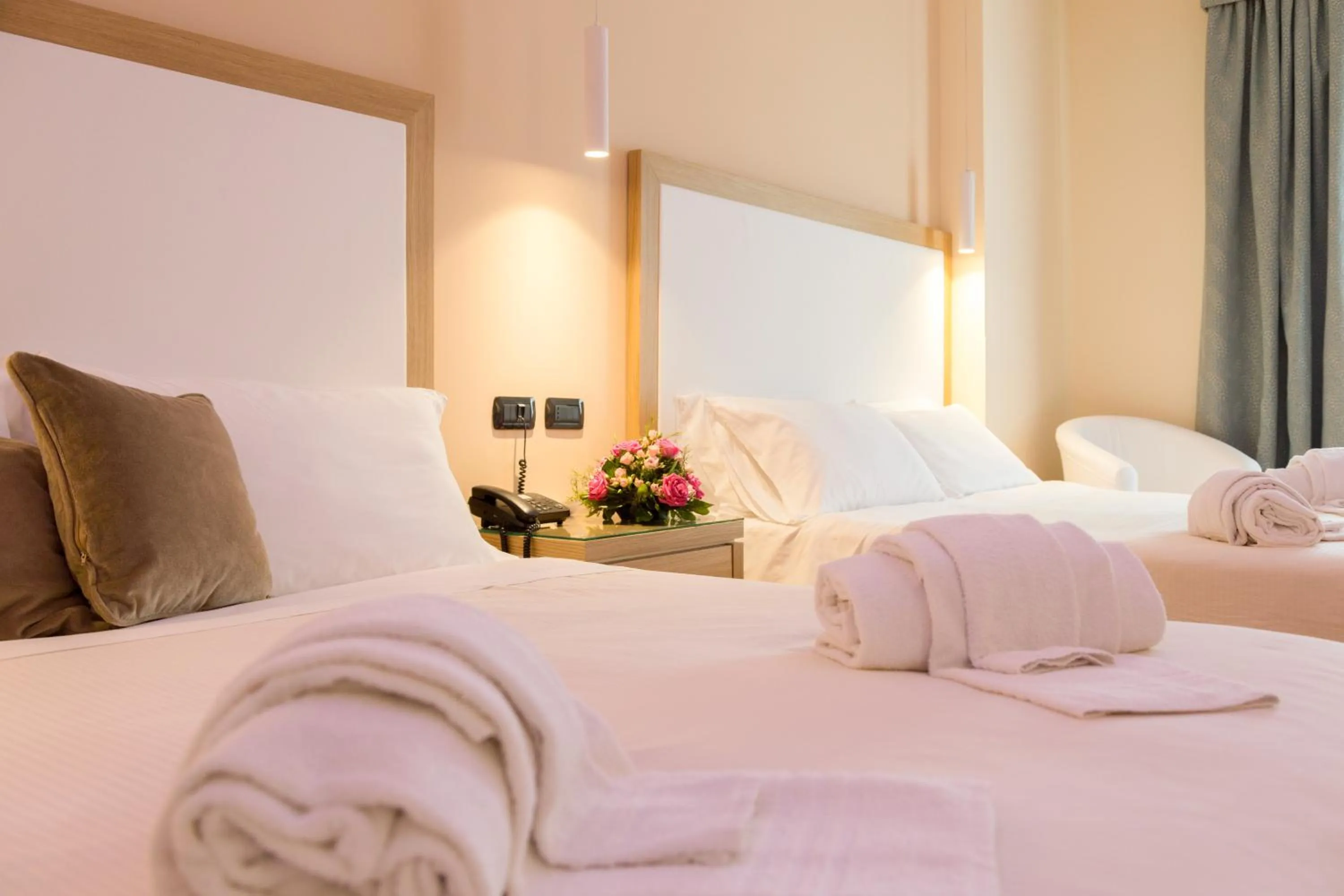 Bed in Hotel Villa Esperia