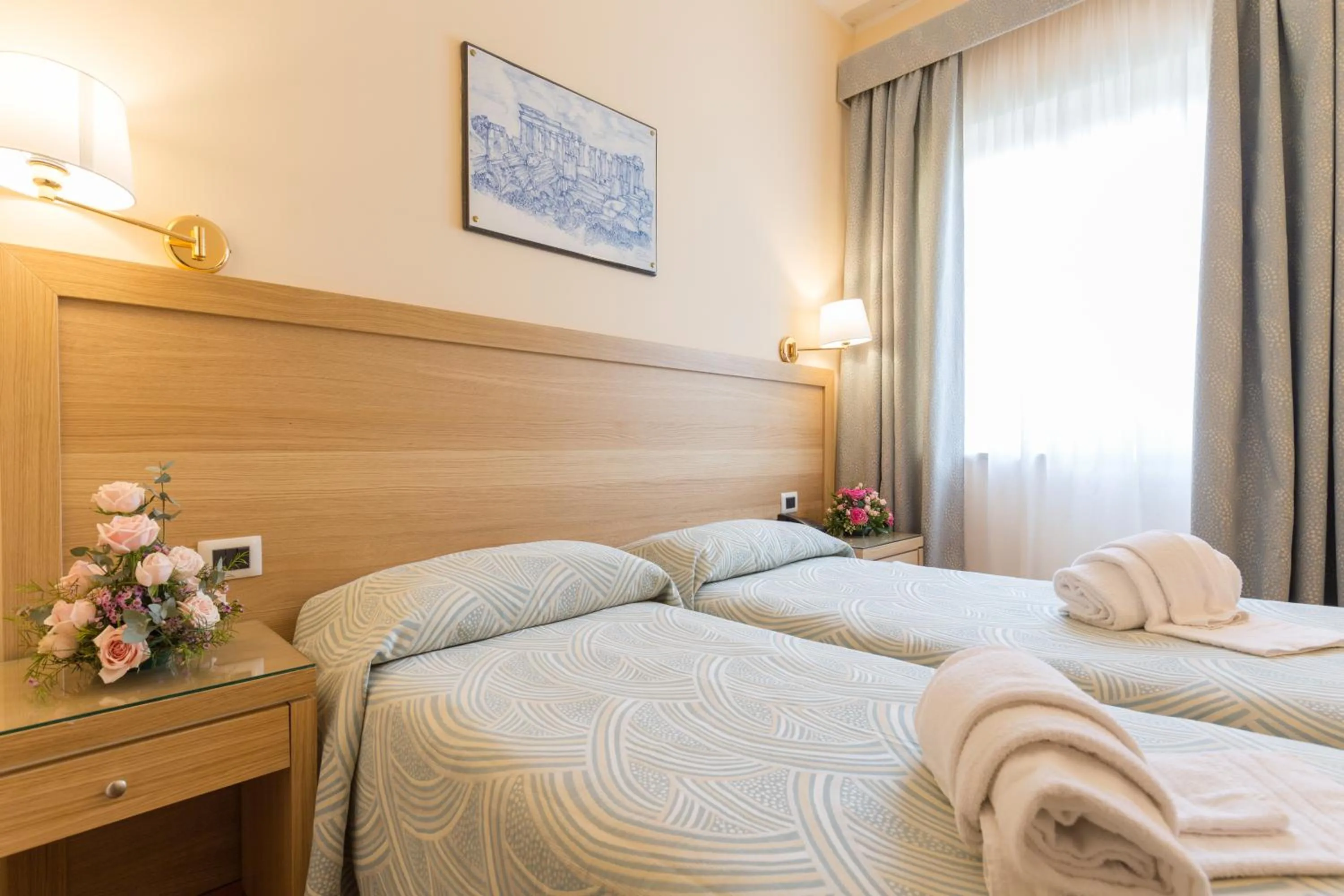 Bed in Hotel Villa Esperia