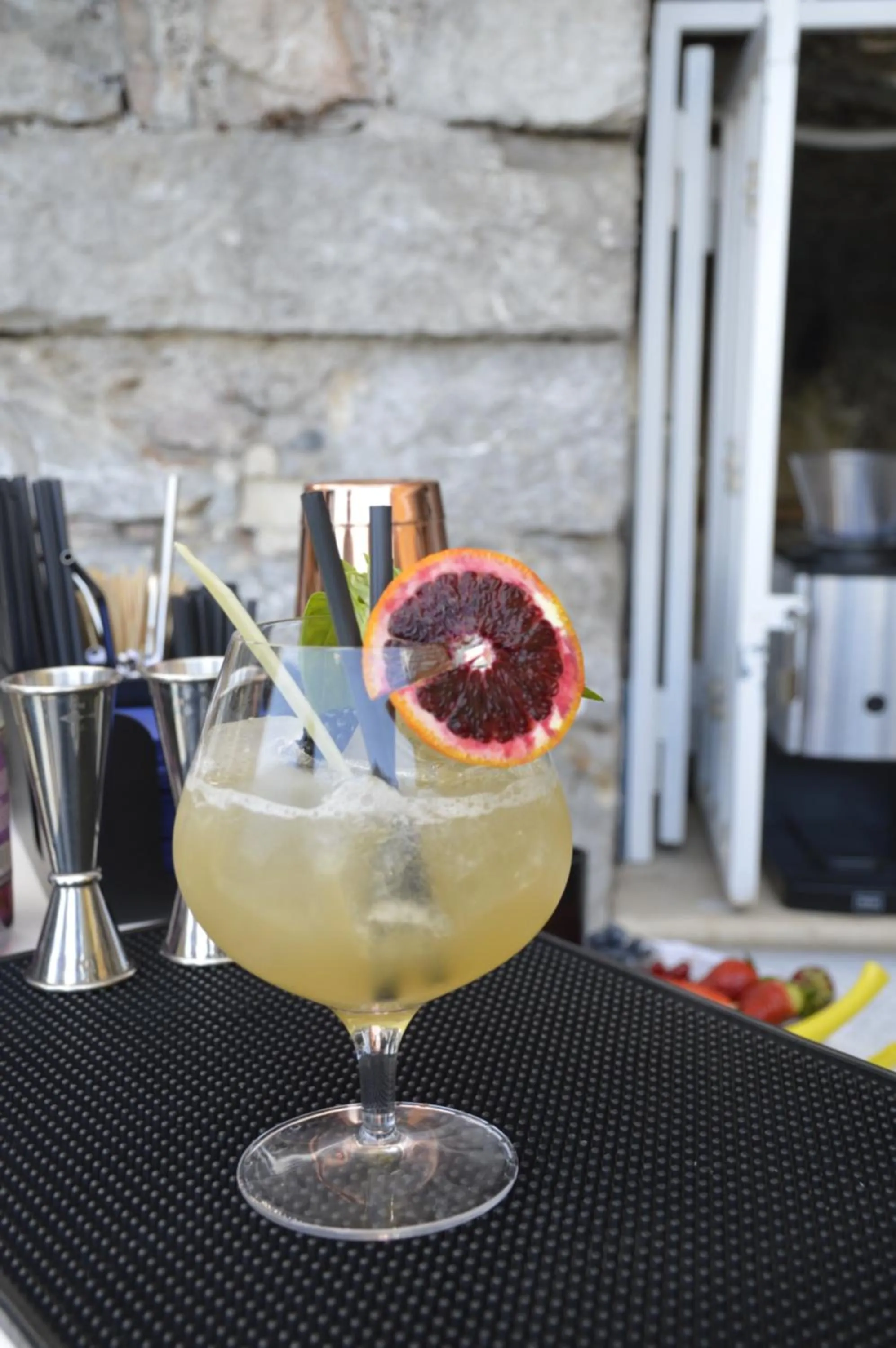 Drinks in Splendid Hotel Taormina