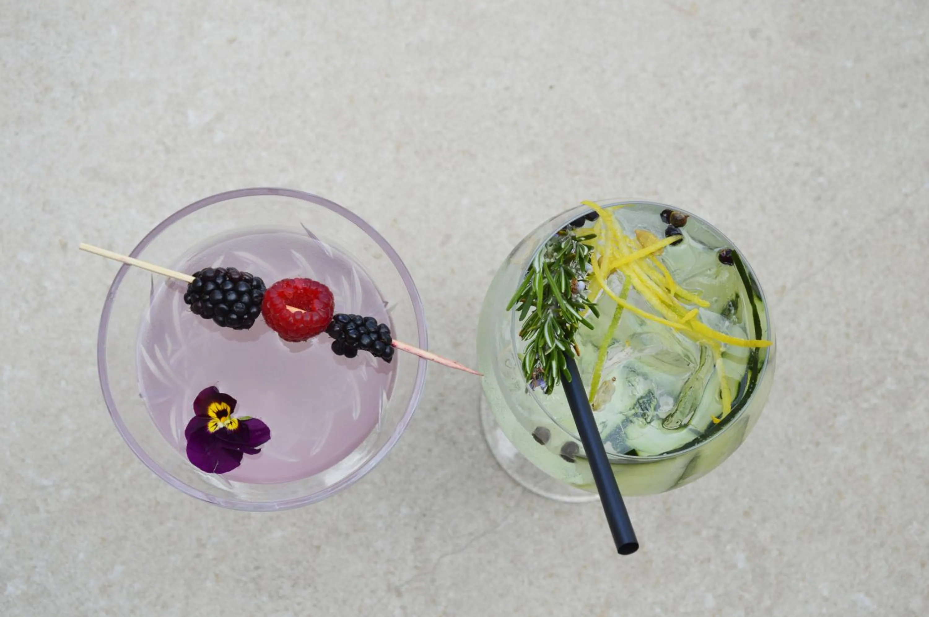 Drinks in Splendid Hotel Taormina