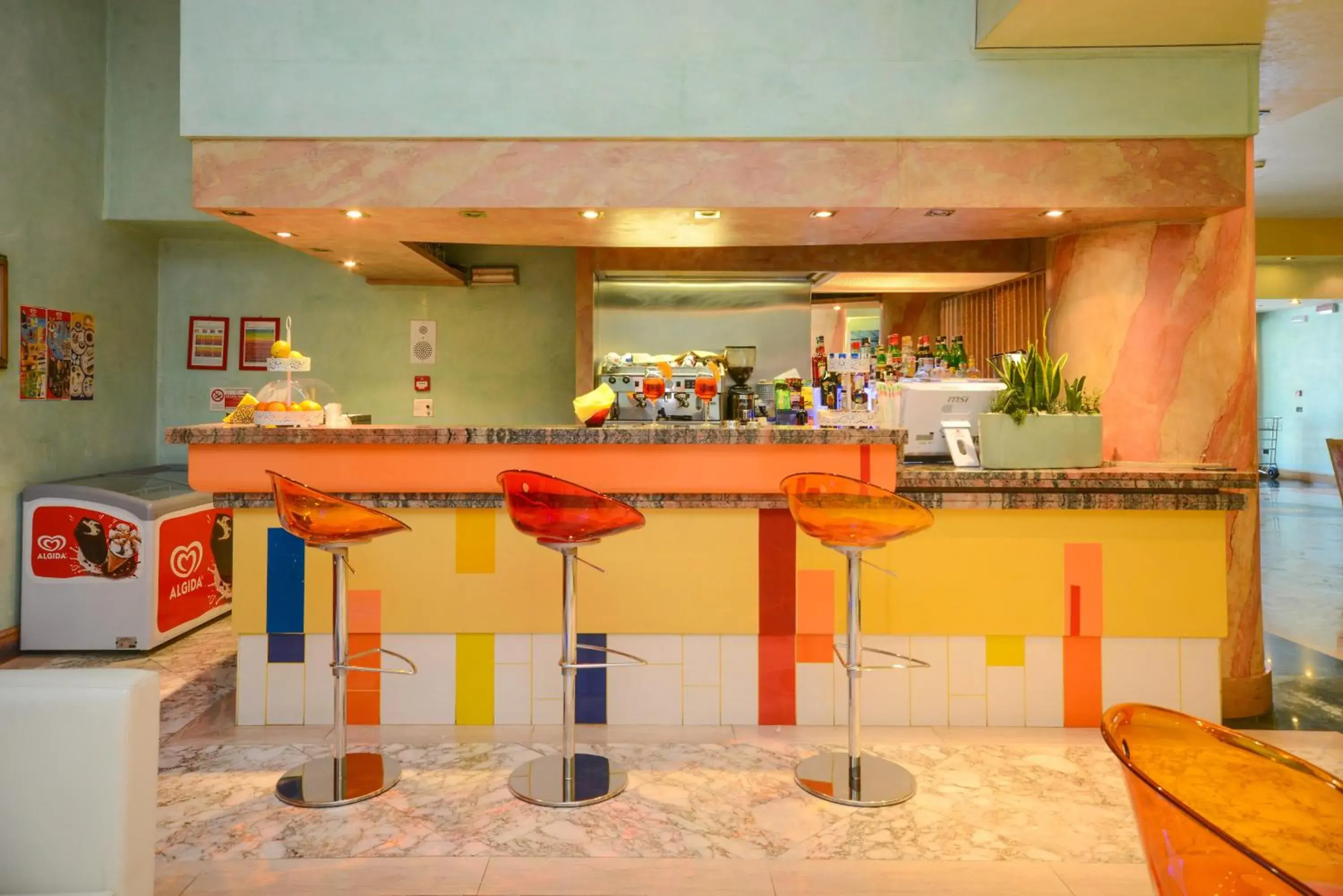 Lounge or bar in Hotel Oliveto Lounge or bar in Hotel Oliveto