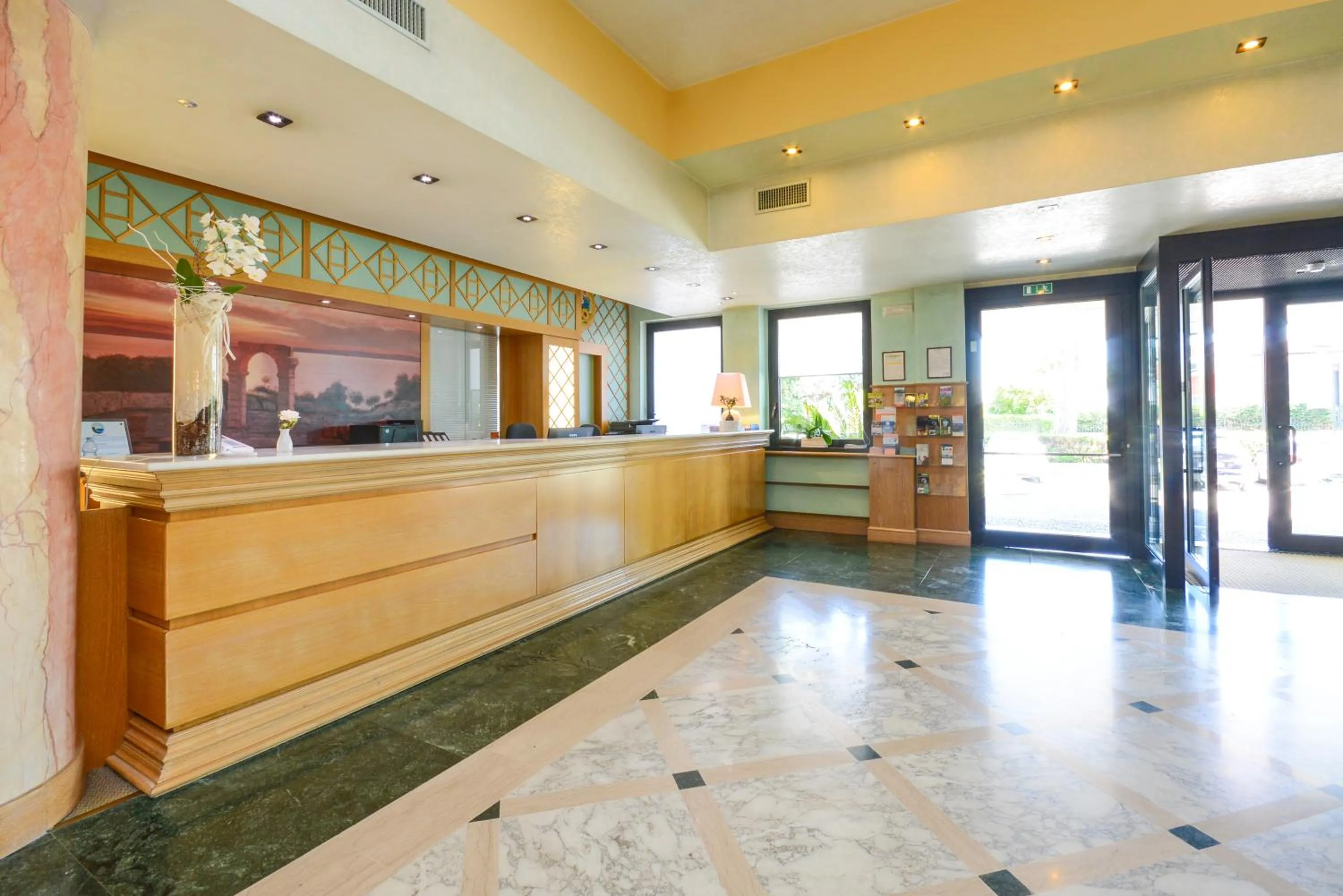 Lobby or reception in Hotel Oliveto