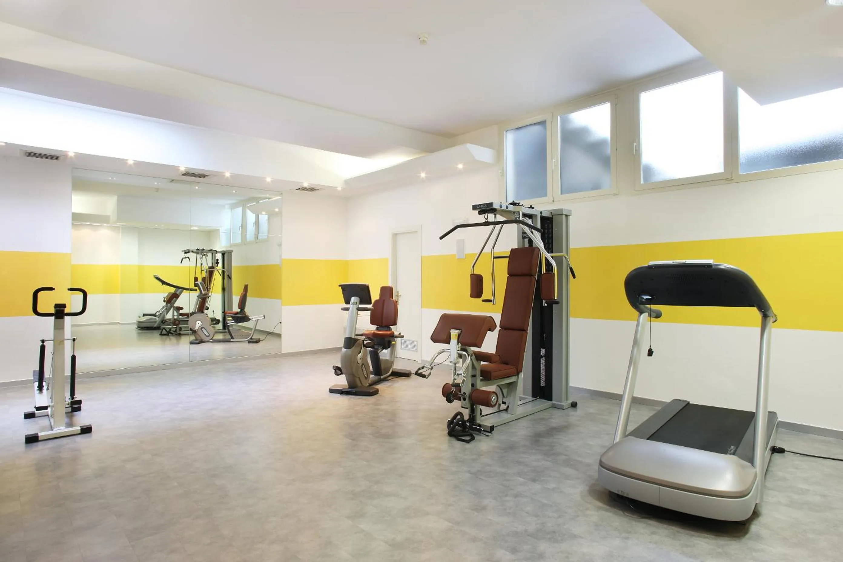 Fitness centre/facilities in Hotel Oliveto