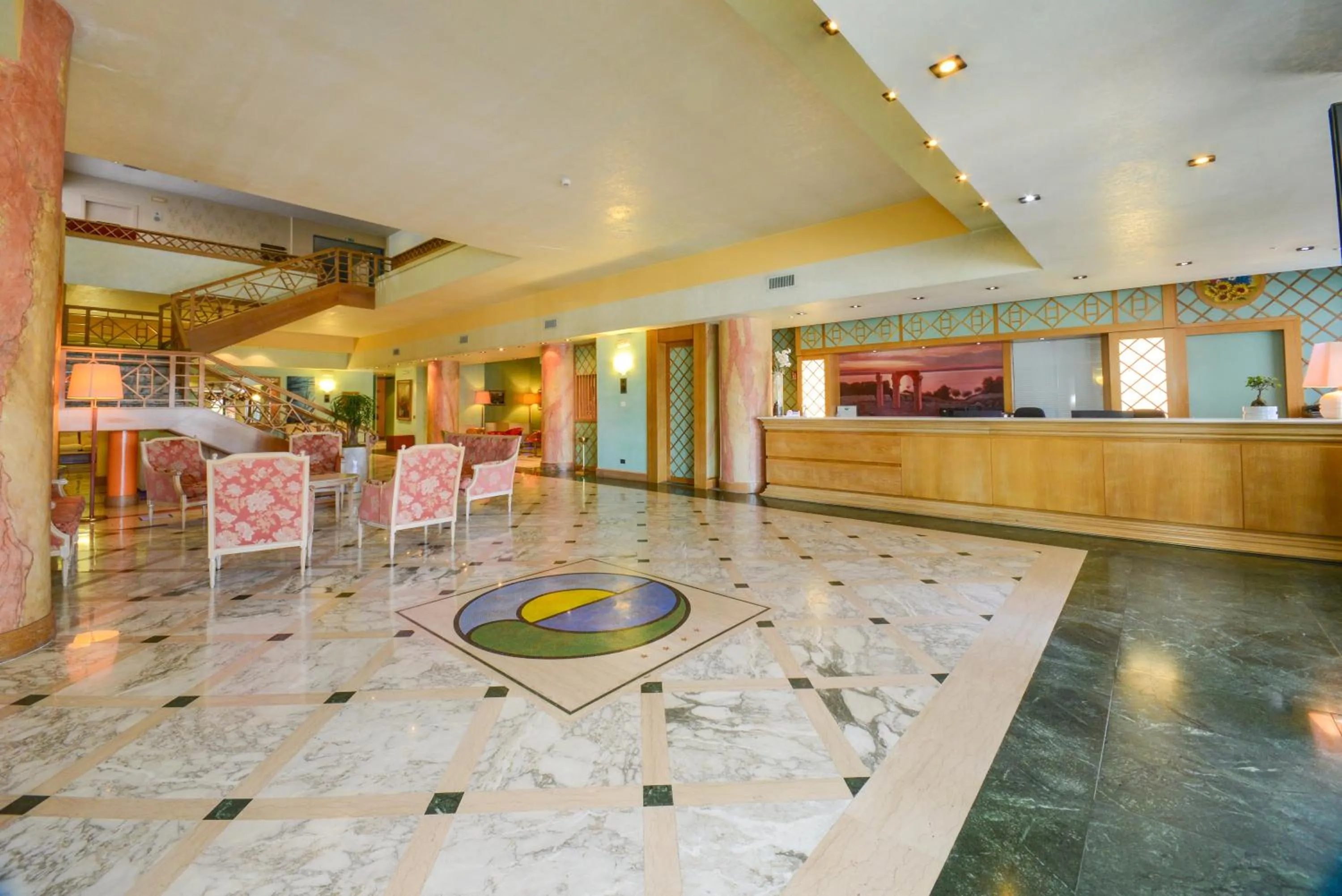 Lobby or reception in Hotel Oliveto