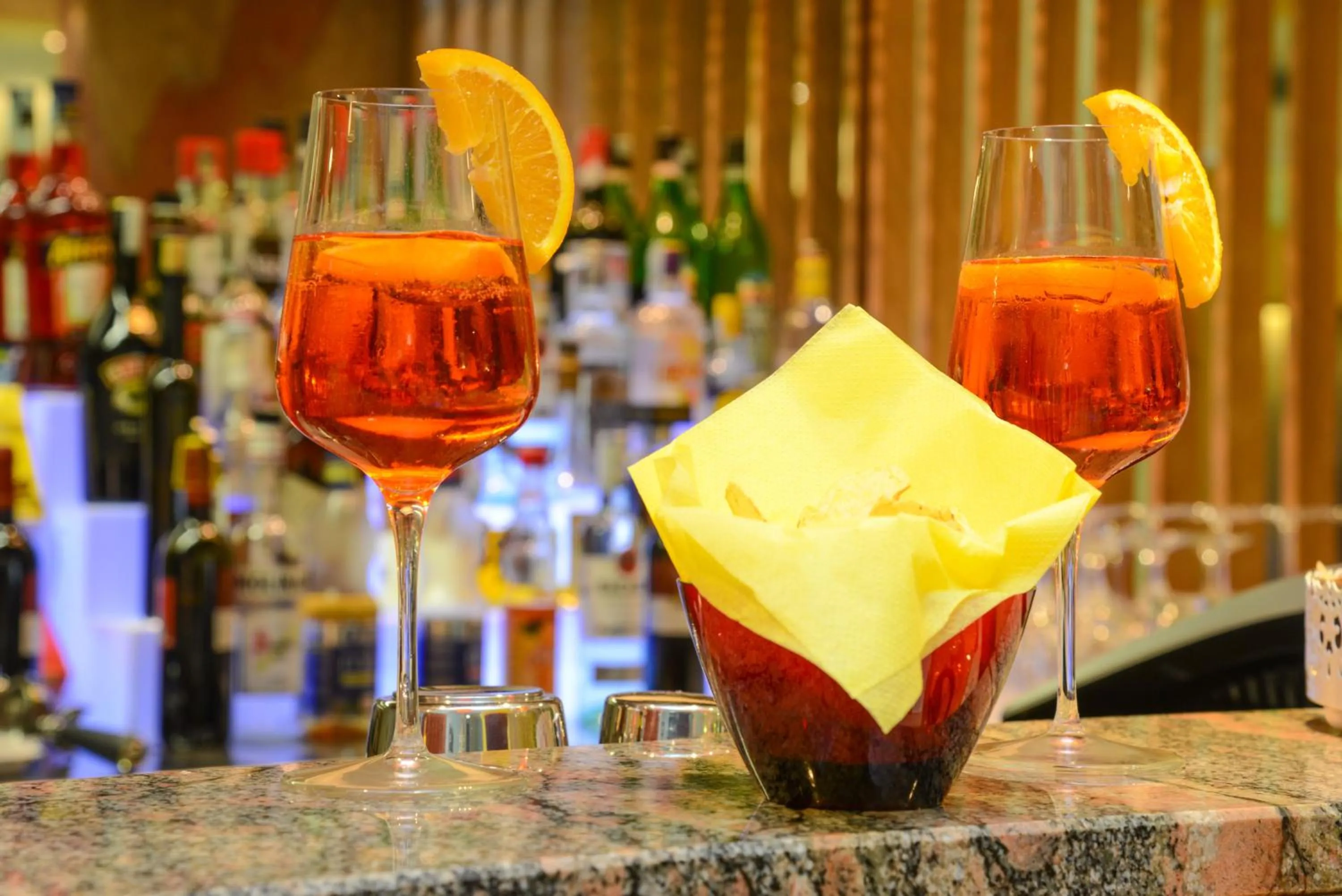 Alcoholic drinks in Hotel Oliveto