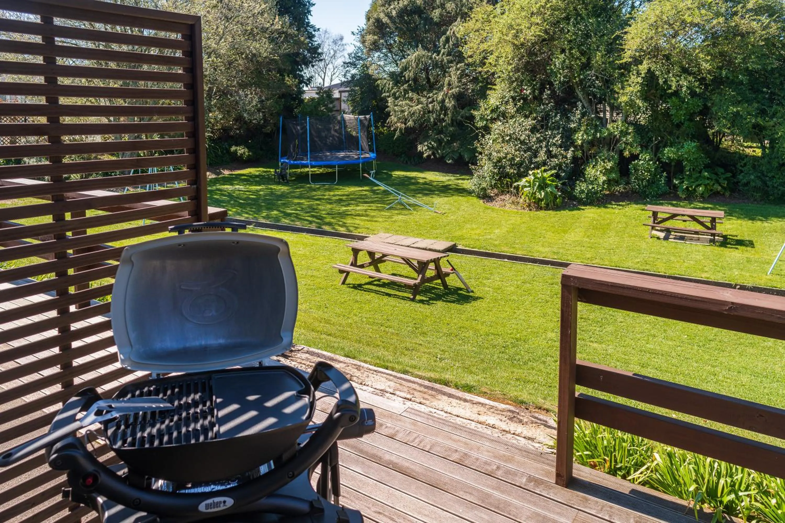 Patio in Golden Bay Motel
