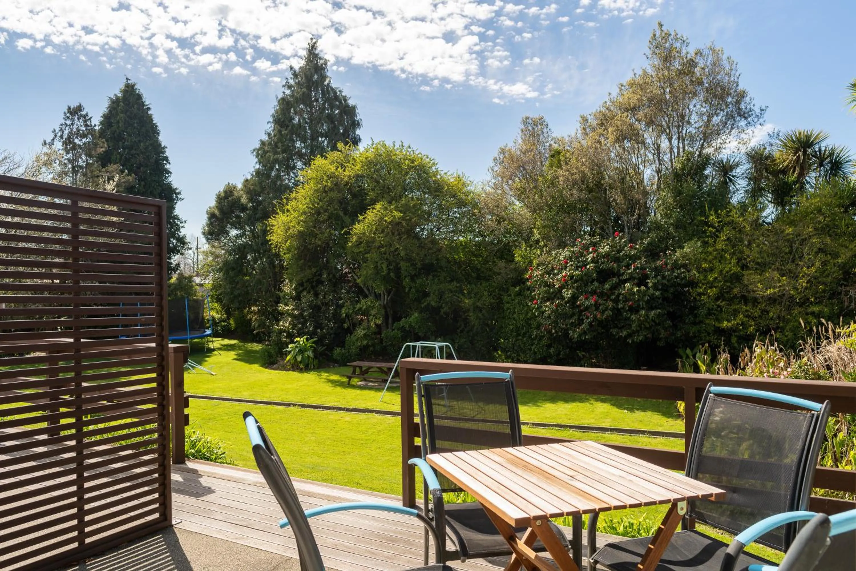 Patio in Golden Bay Motel