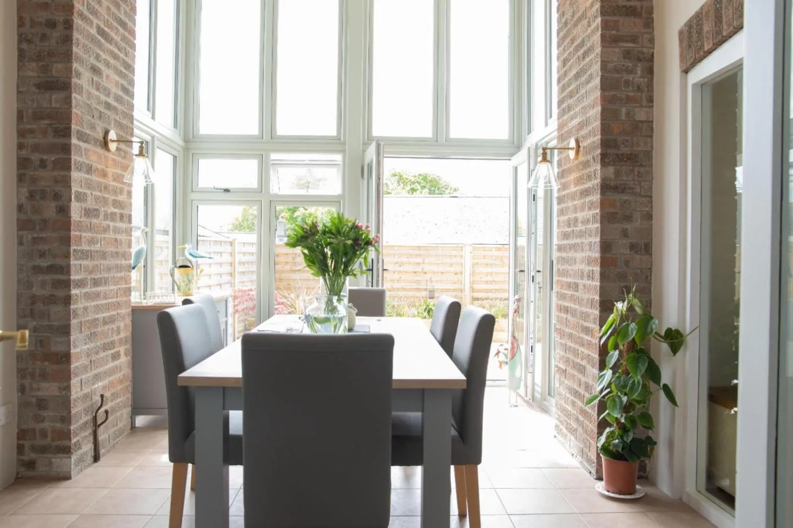 Dining area in Tresithick Vean Bed and Breakfast