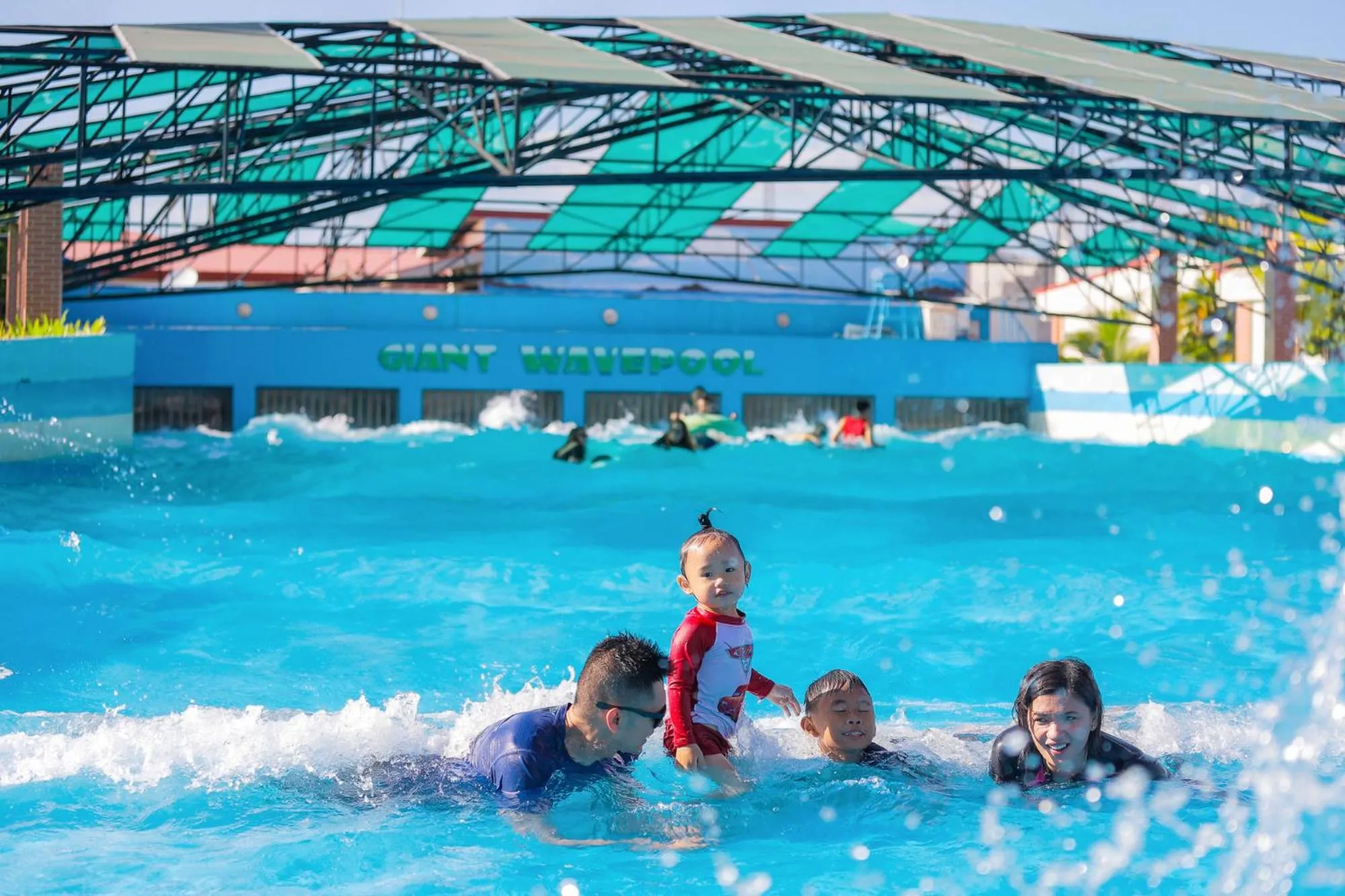 Pool view in Whiterock Beach Hotel and Waterpark