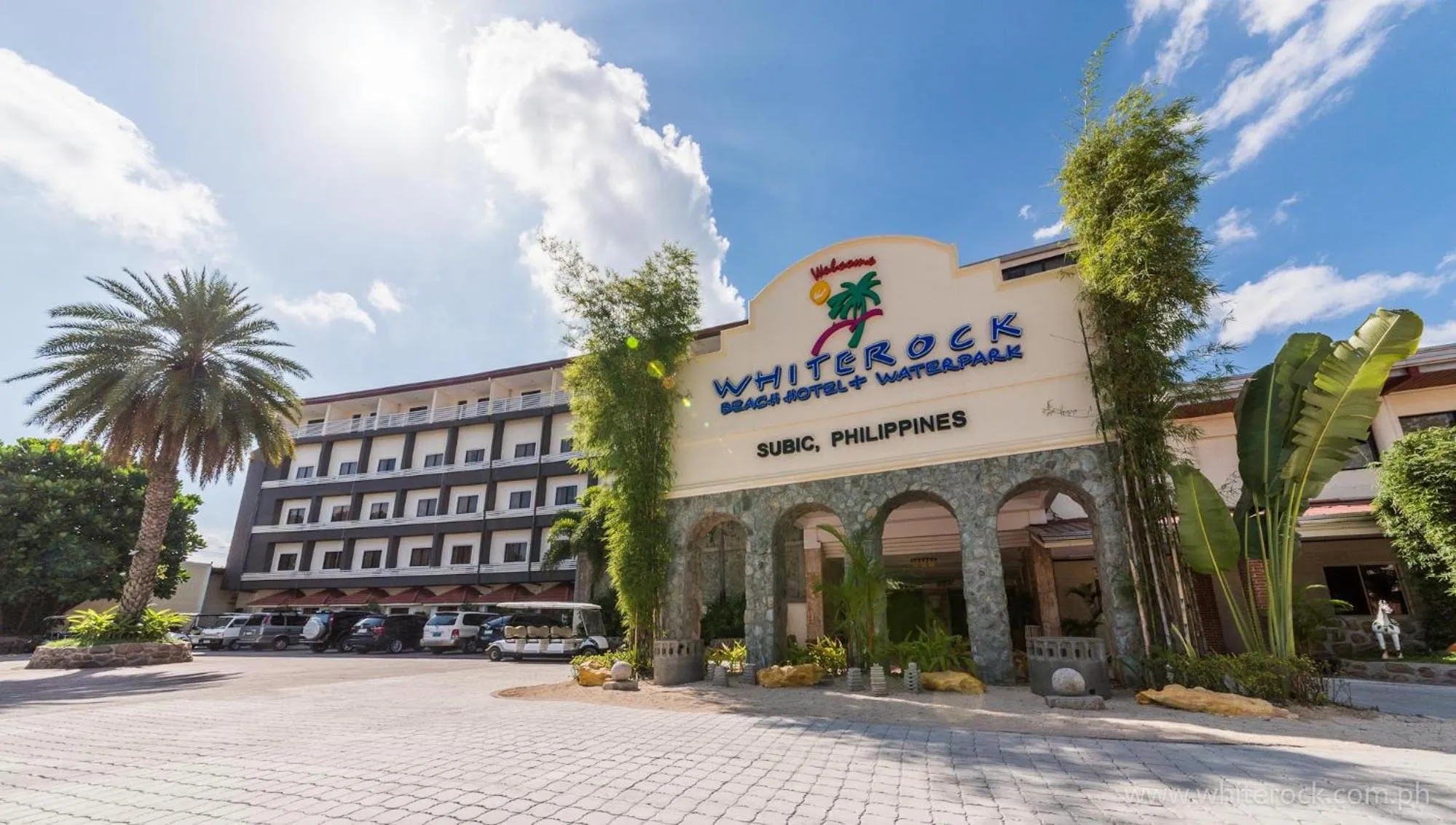Property building in Whiterock Beach Hotel and Waterpark