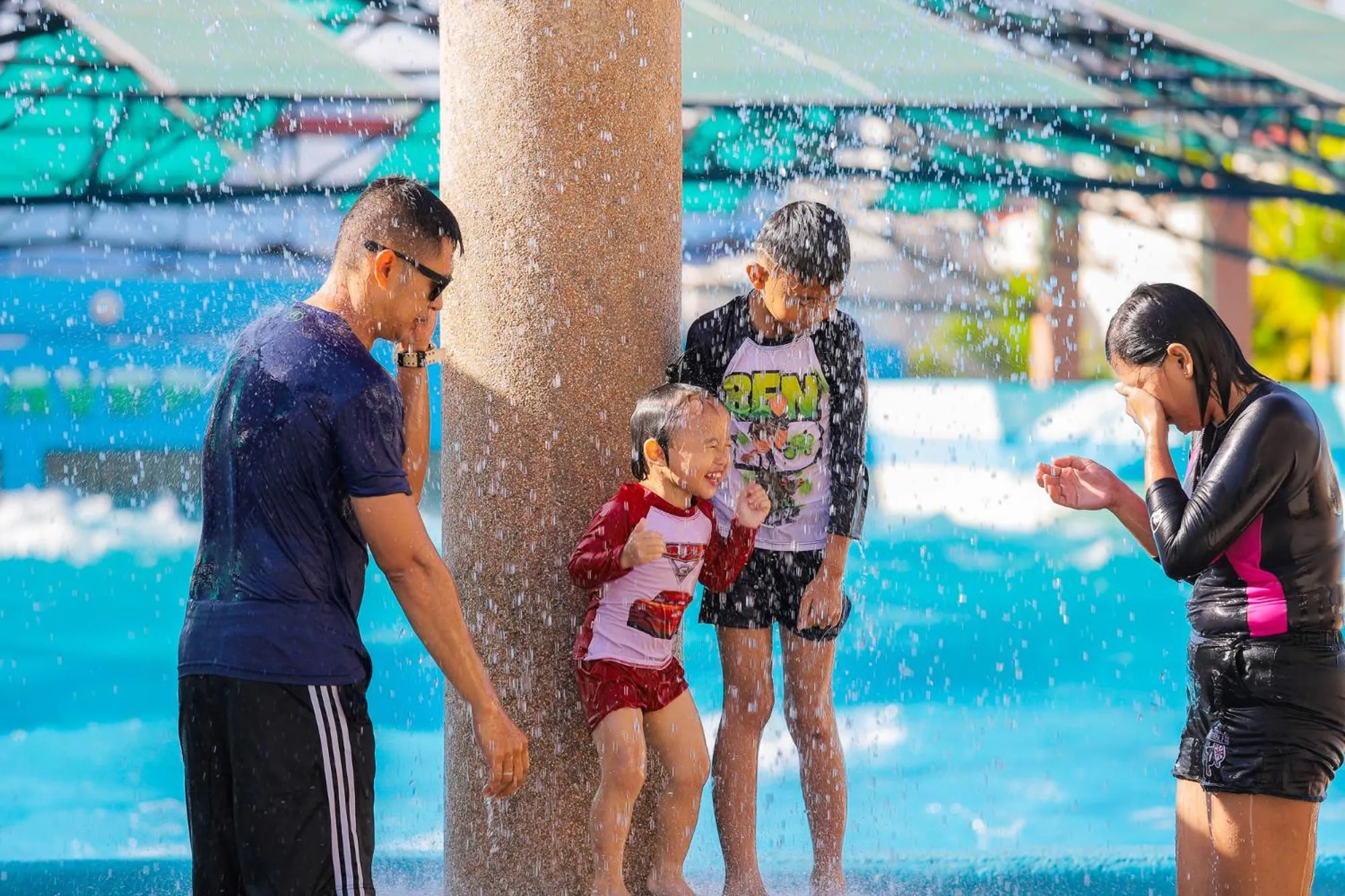 Swimming pool in Whiterock Beach Hotel and Waterpark